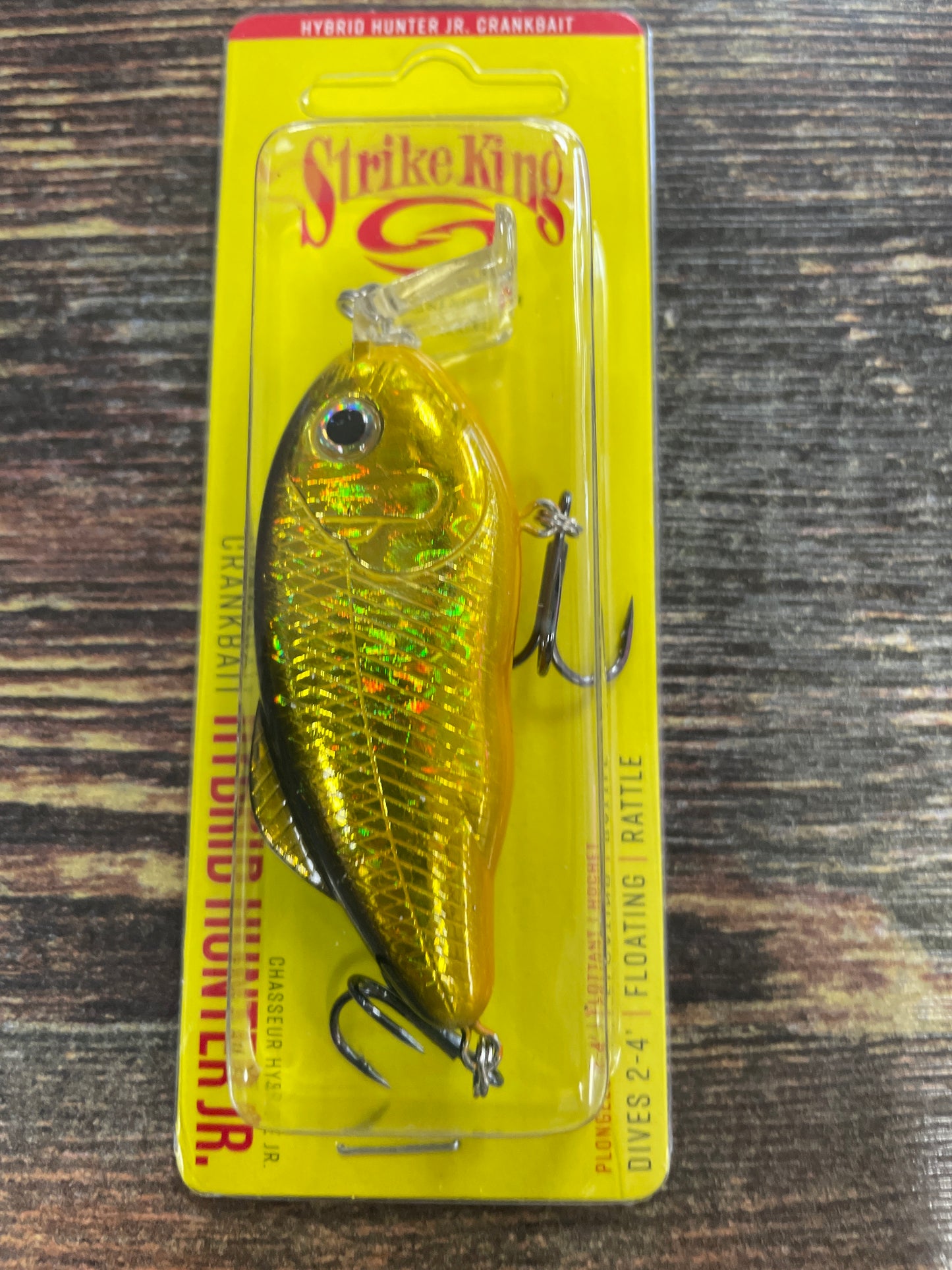 Strike King Hybrid Hunter JR 1/2oz Gold/Black Back
