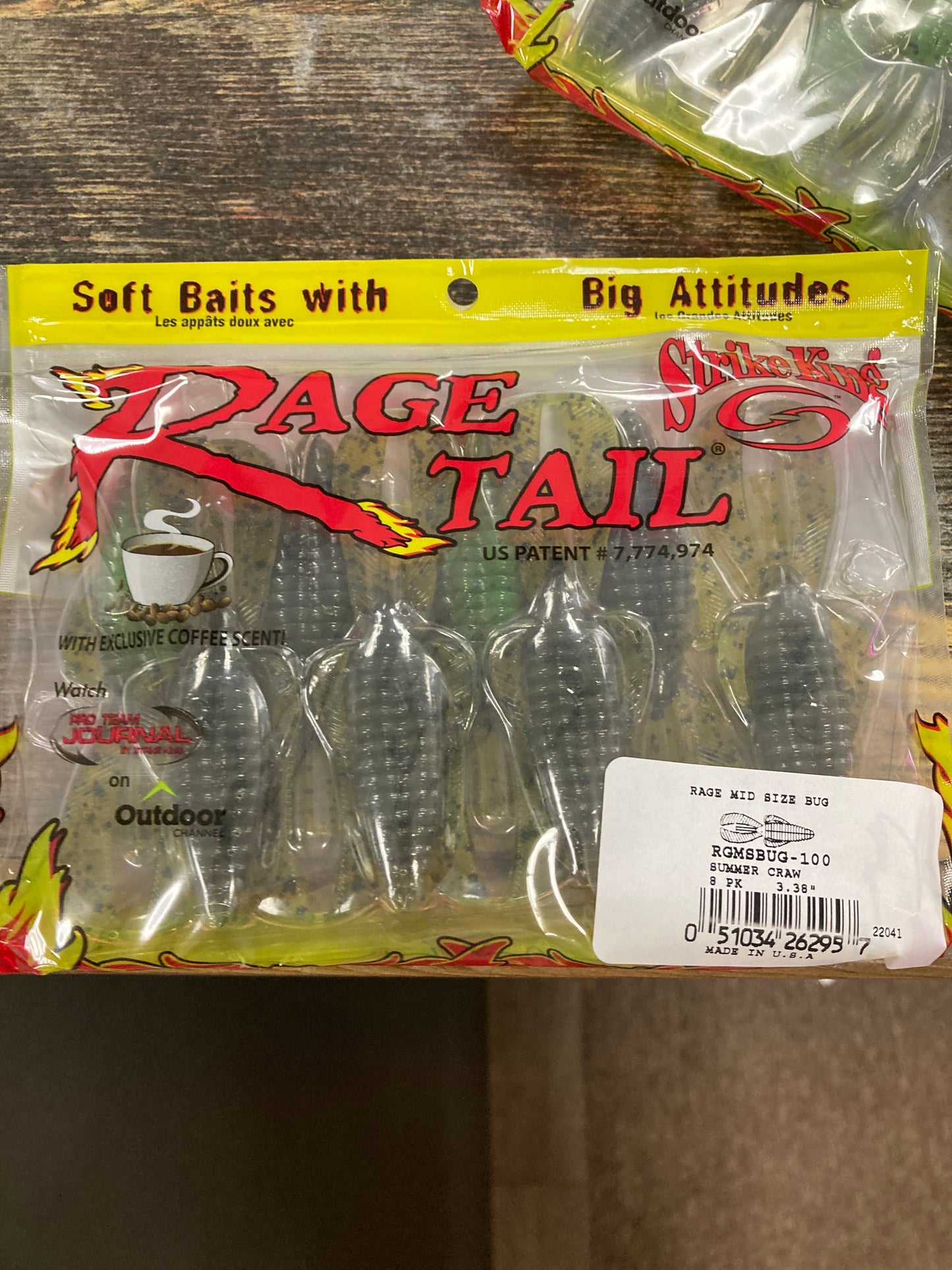 Strike King Rag Bug 3.8" Summer Craw