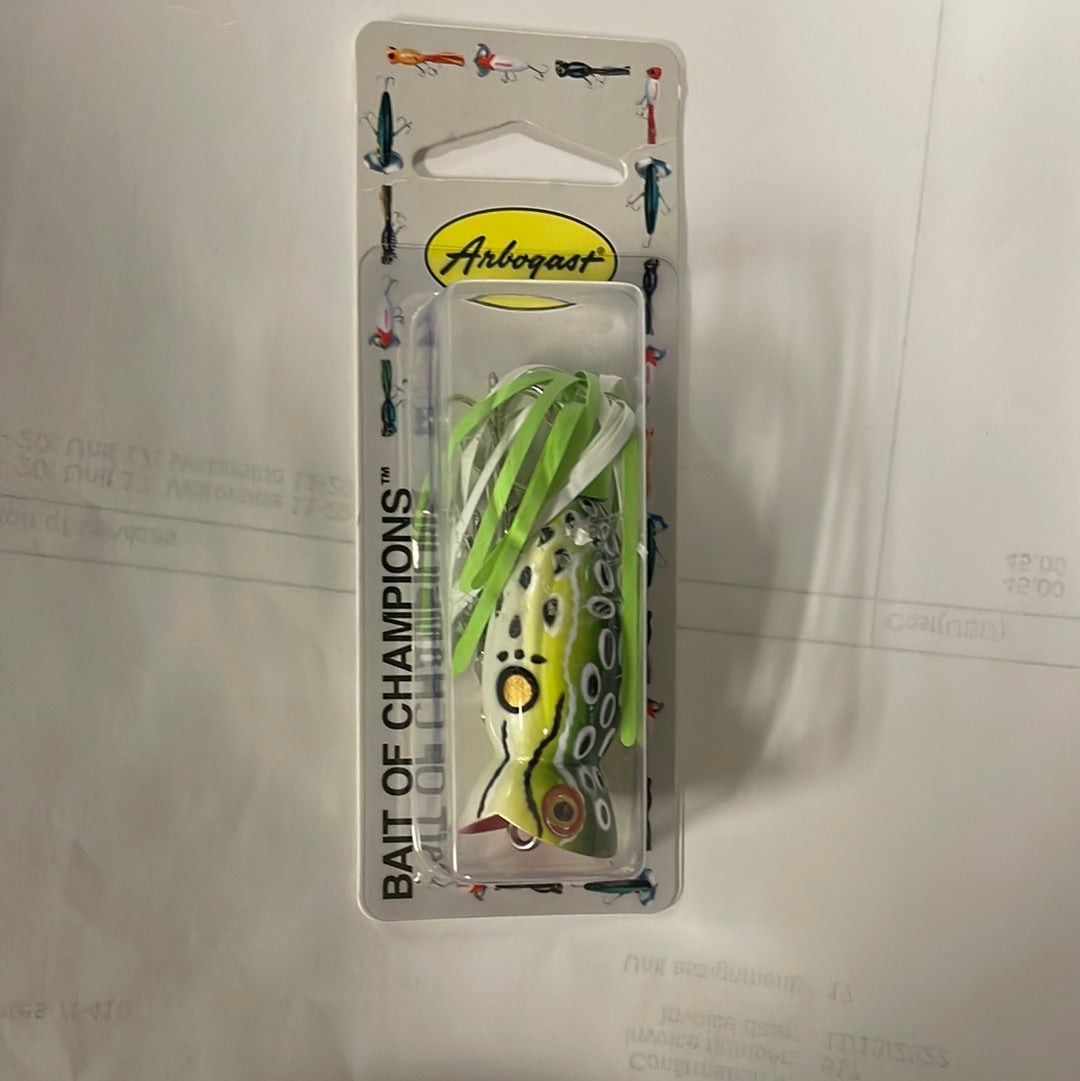 Arbogast Hula Poppet-Leopard Frog