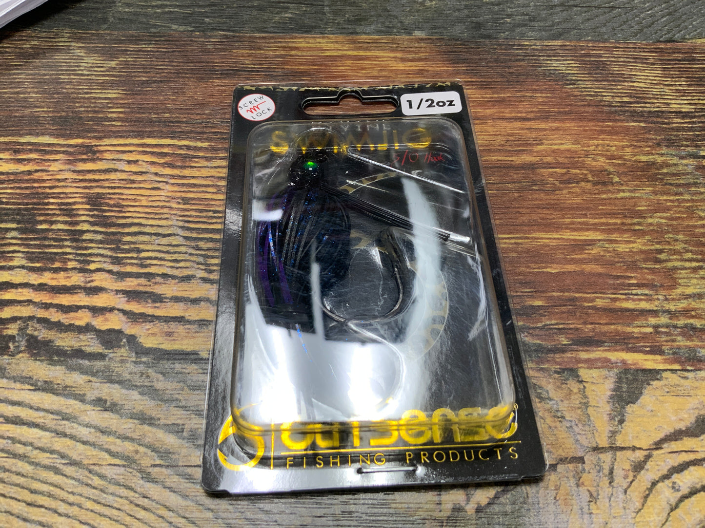 6th Sense Divine Swim Jig 1/2 oz. BlackLight