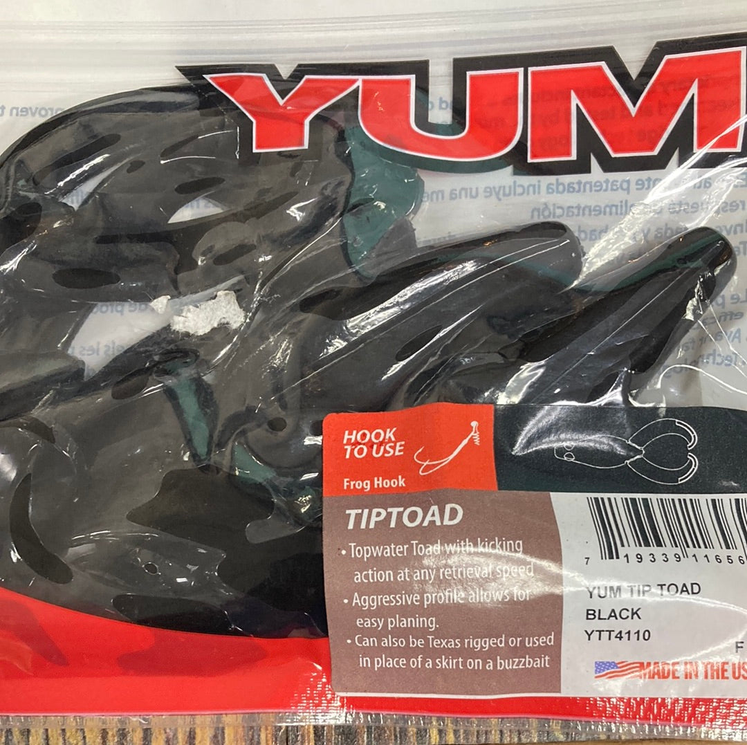 Yum Tip Toad - Black