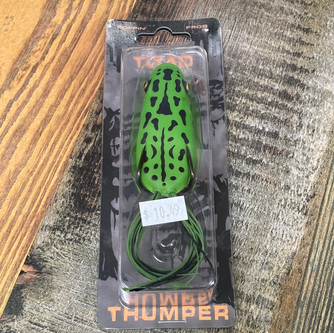 Toad Thumper Popping Frog Green