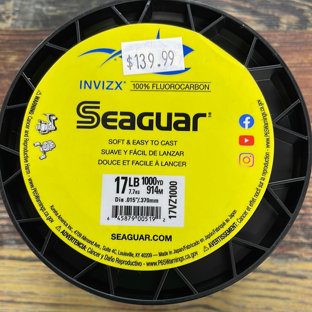 Seaguar Invizx Fluoro 17lb. 1000 yds