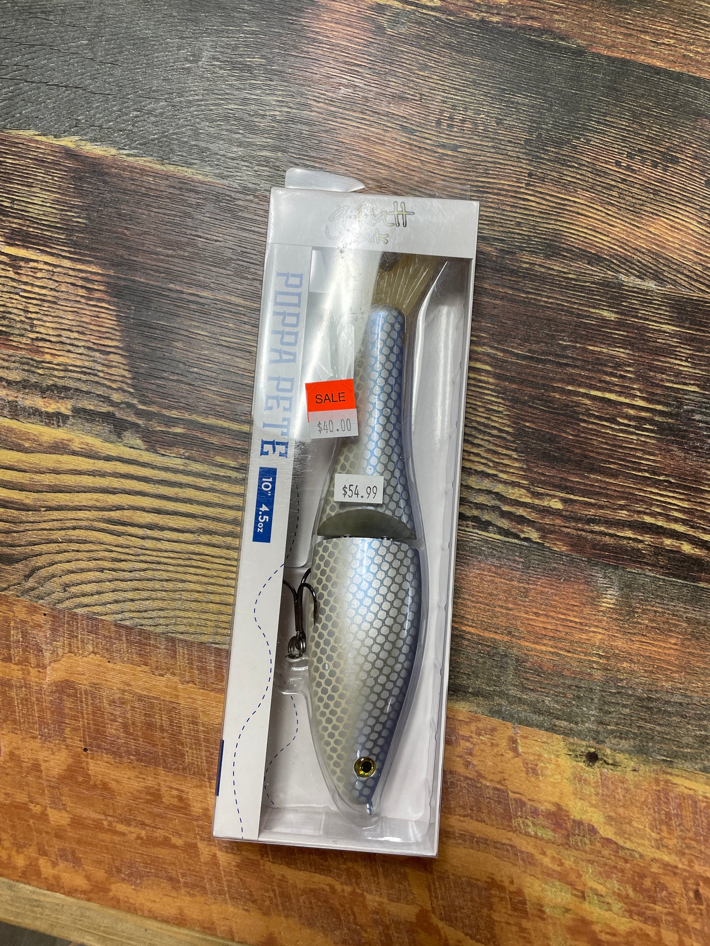 g-Ratt Bait 10” Poppa Pete-Gizzard Shad