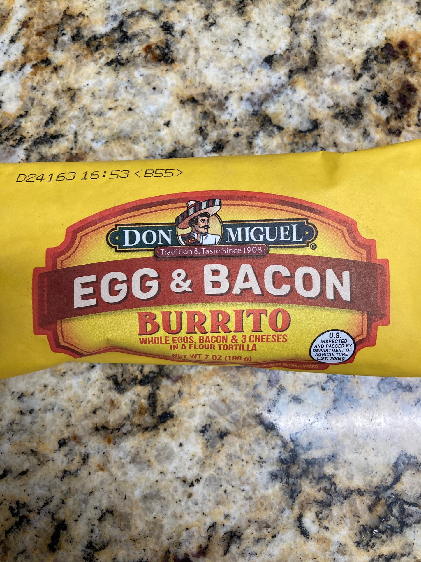 Don Miguel Burrito-Egg & Bacon