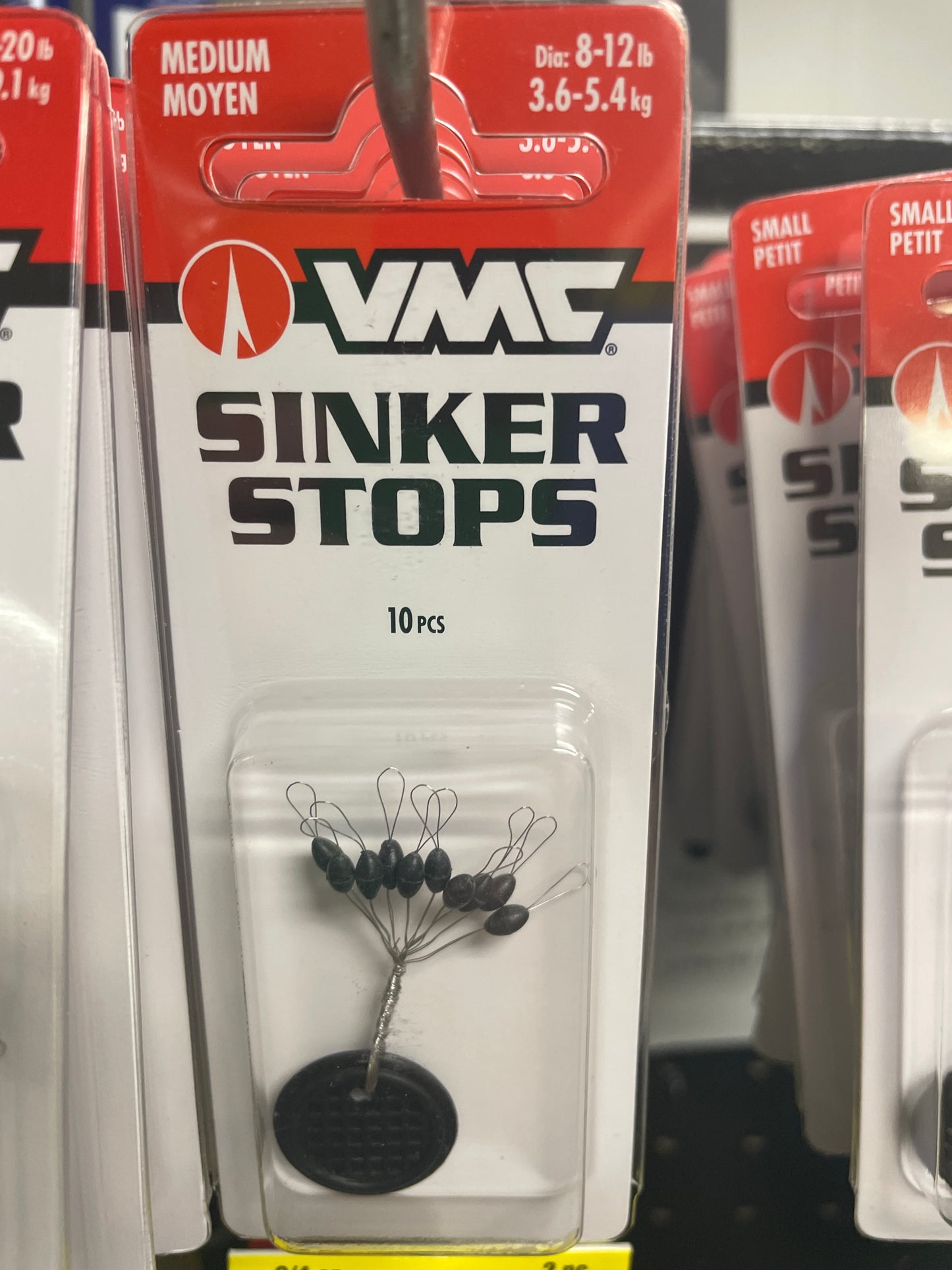 VMC Sinker Stops Black - Medium