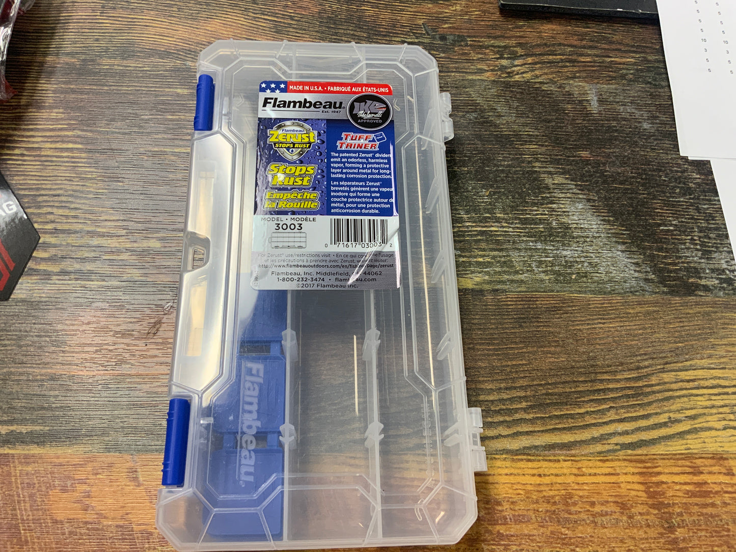 Flambeau Tuff Tainer Box 18 Compartment - Clear