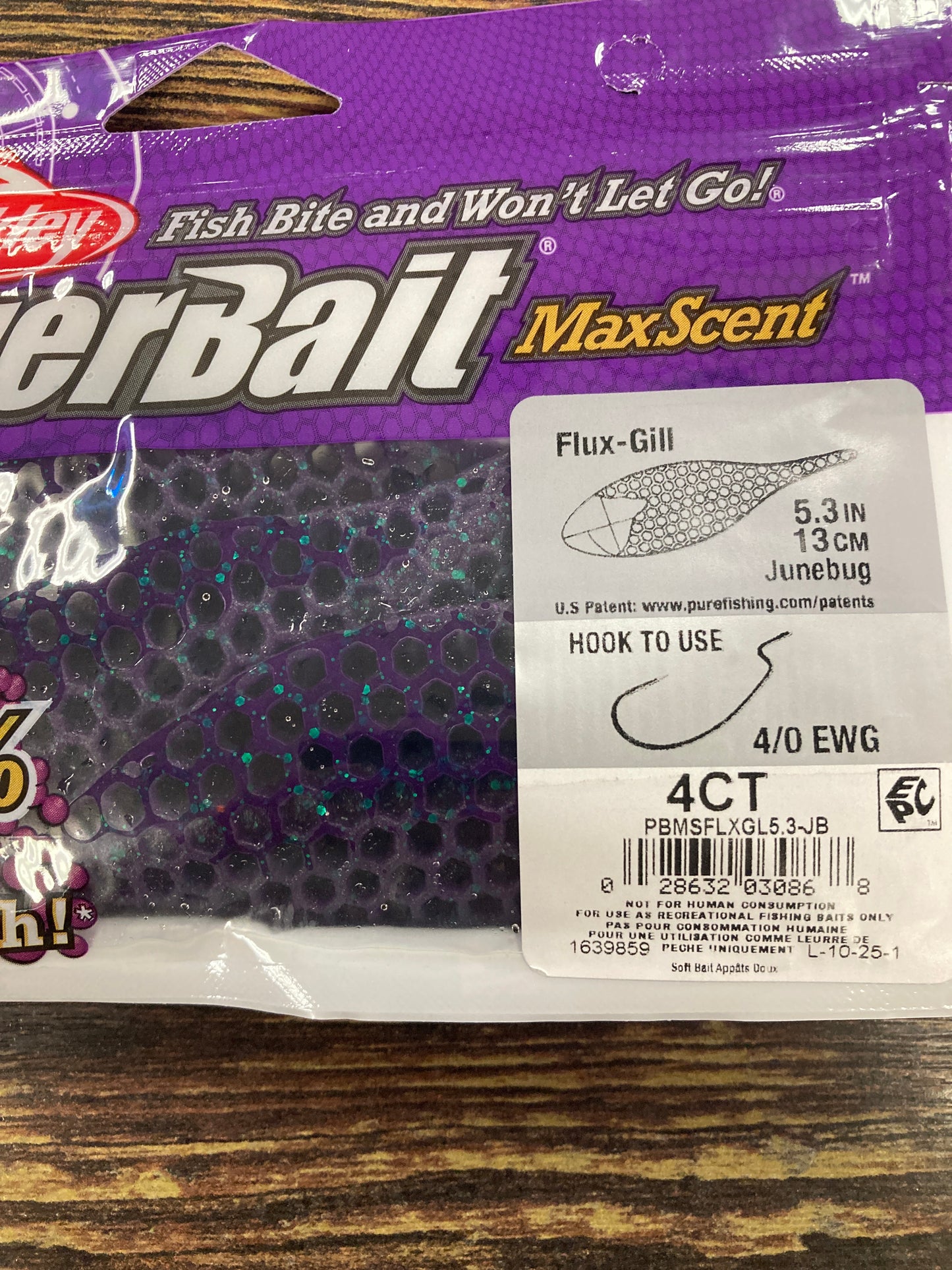 Berkley Flux Gill 5.3" Junebug