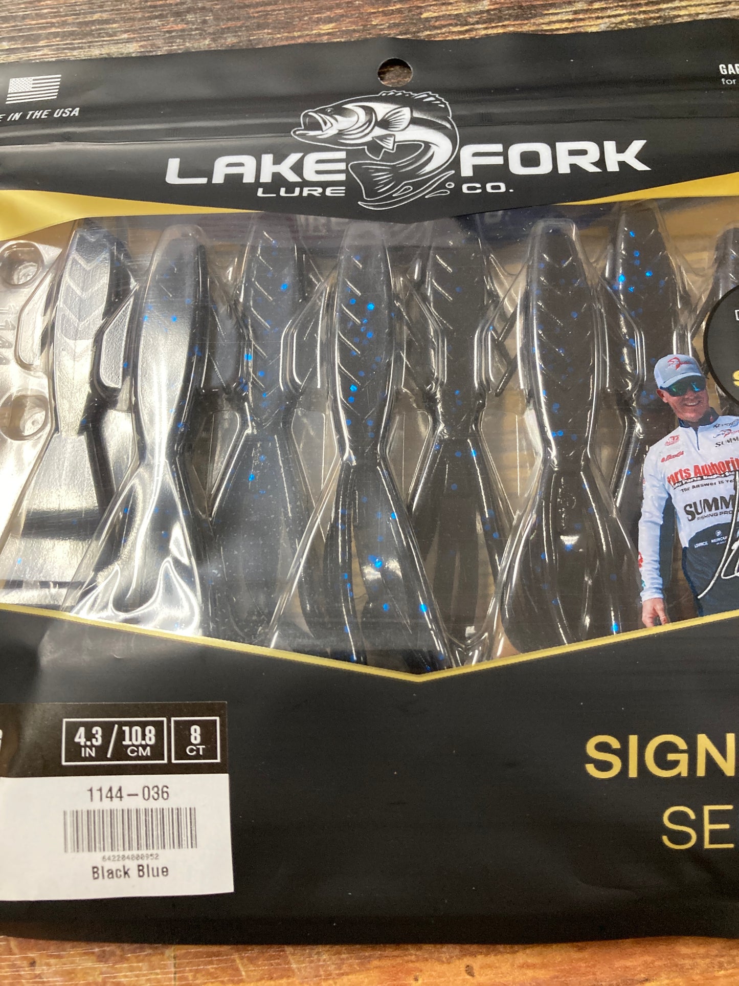 Lake Fork Lures Pro Hog Black Blue