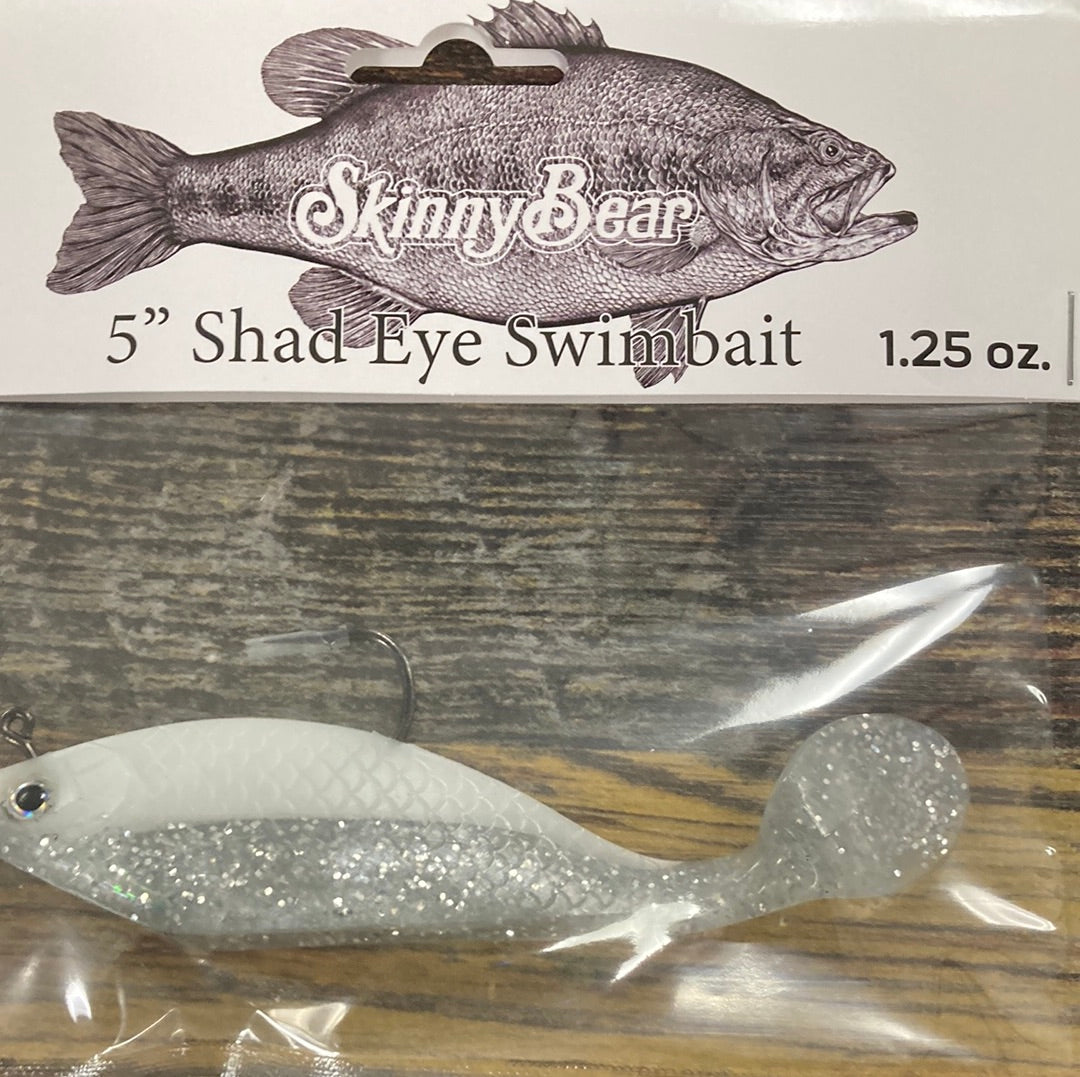 Skinny Bear 5” Shad Eye Swimbait 1.25 Dang