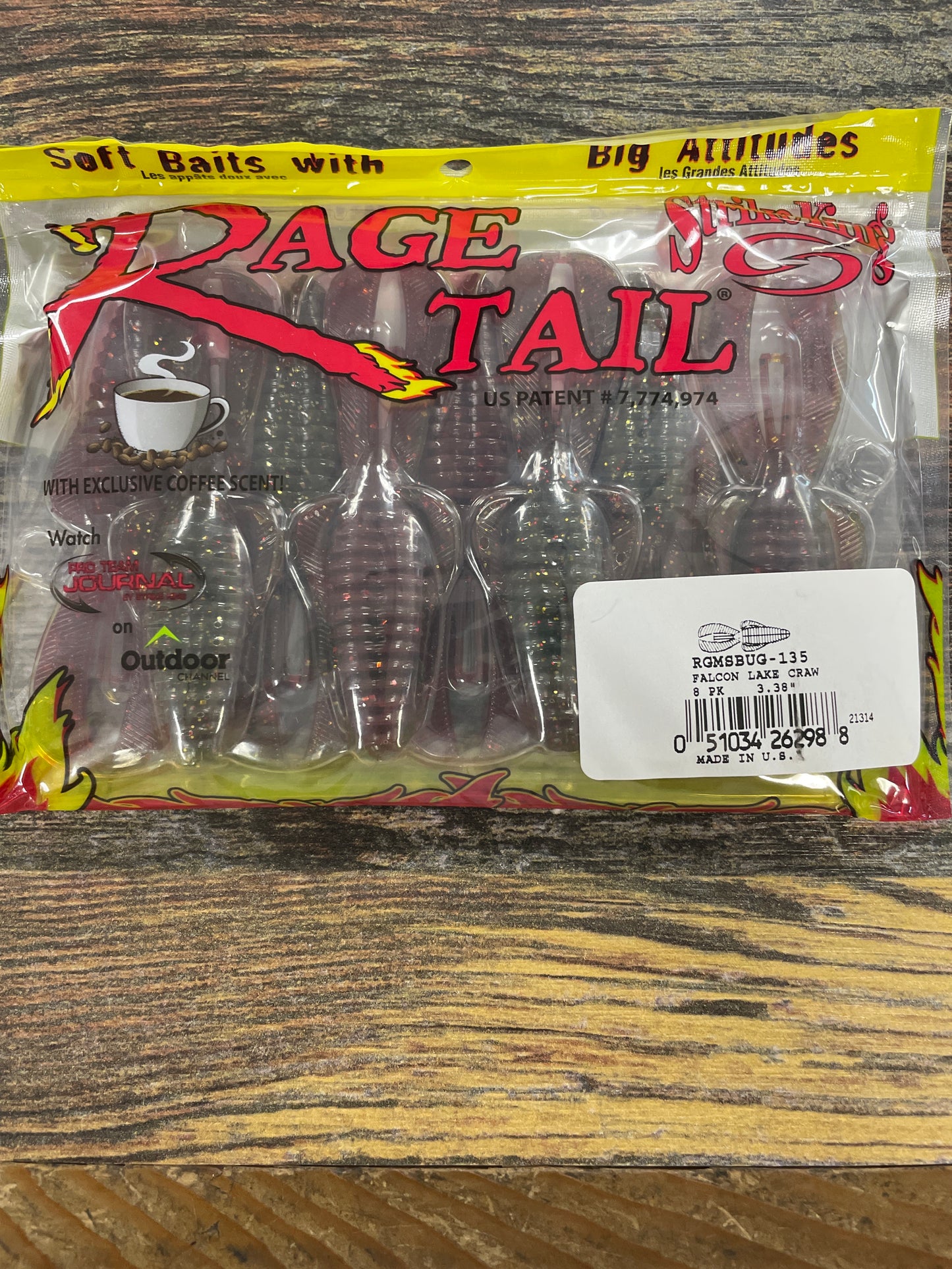 Strike King Rage Tail - Falcon Lake Crawl