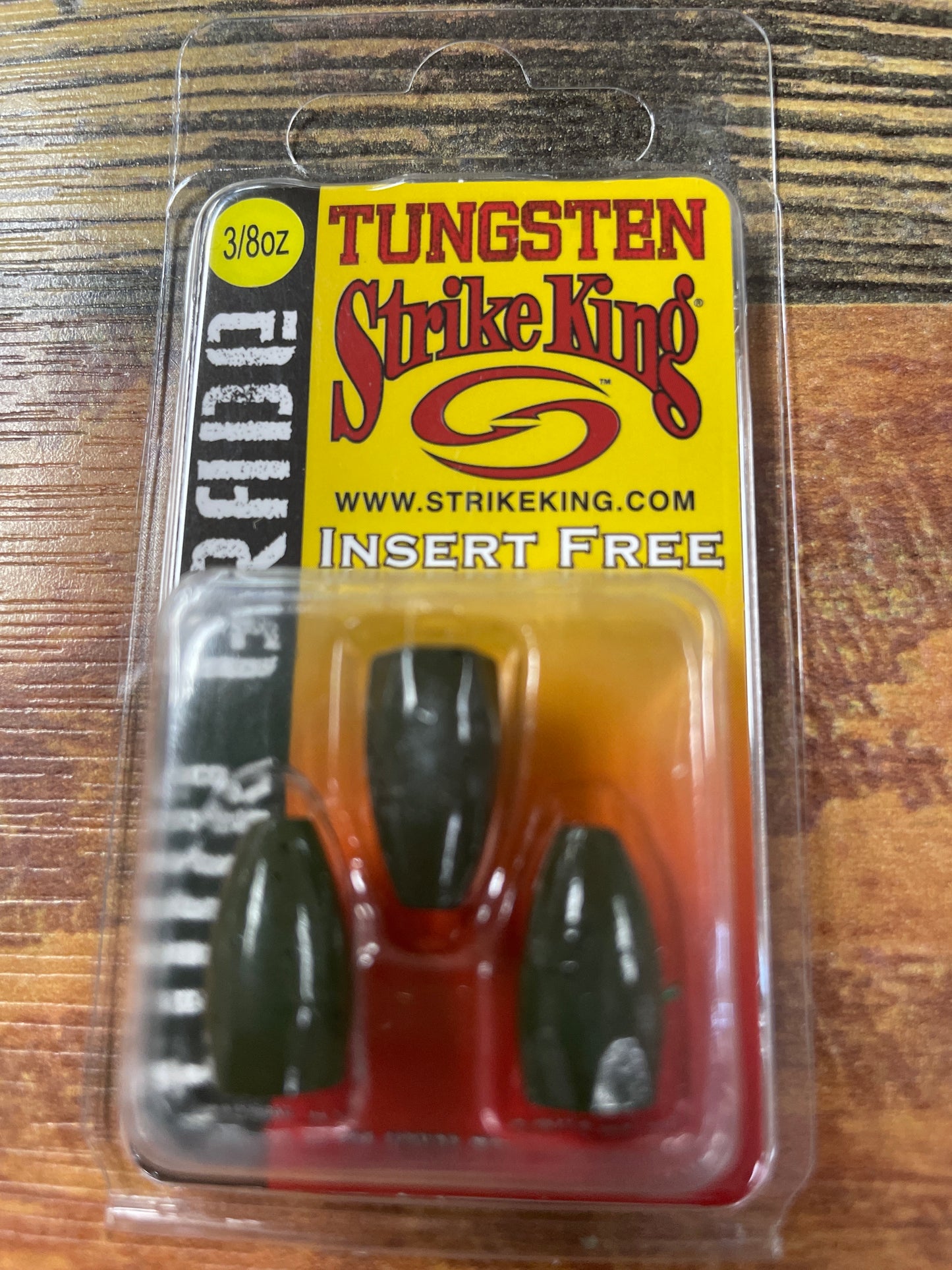 Strike King Tungsten Insert Free Tour Pride 3/8oz Green Pumpkin