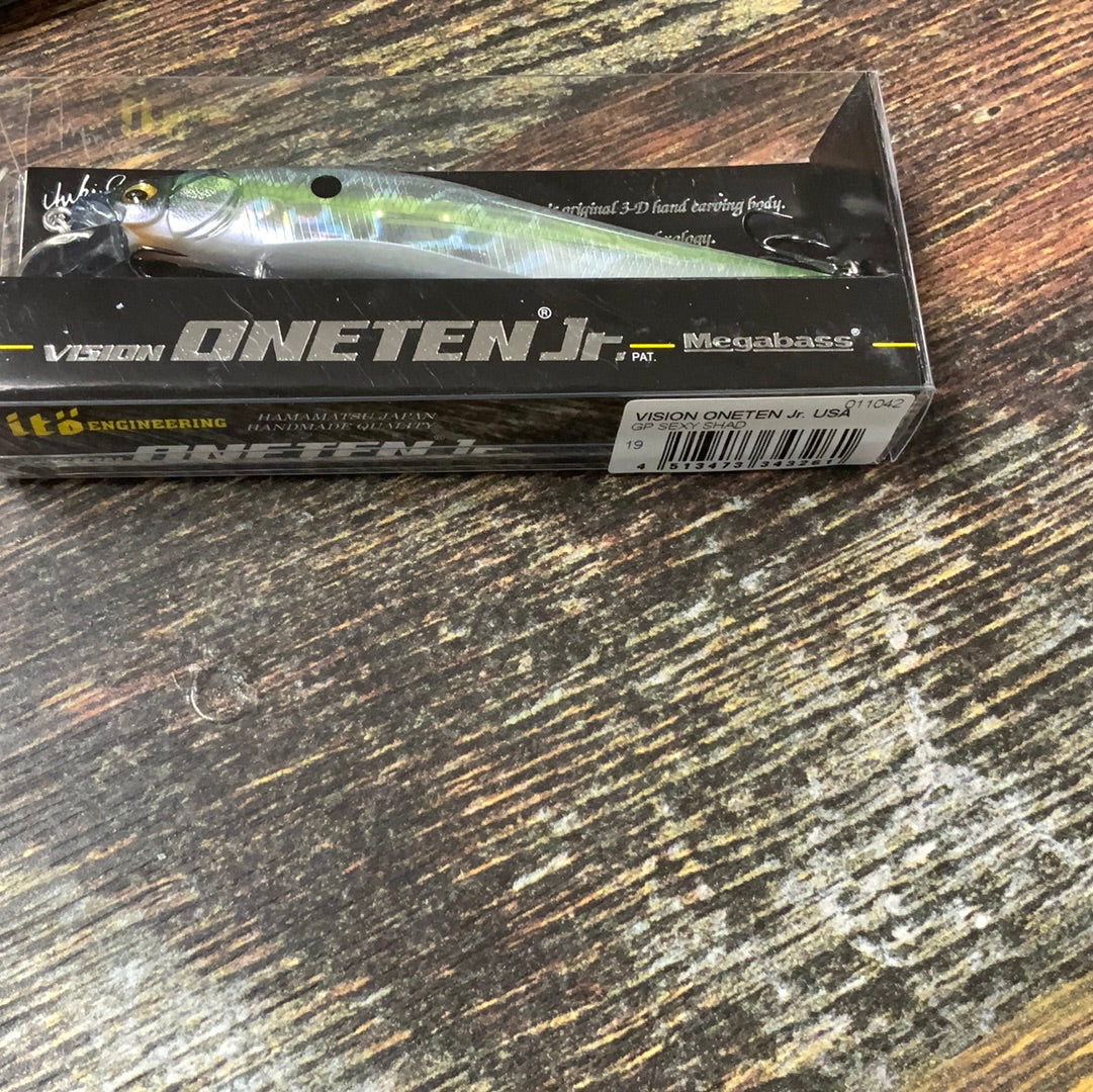 Megabass Oneten Jr - Green Pumpkin Sexy Shad