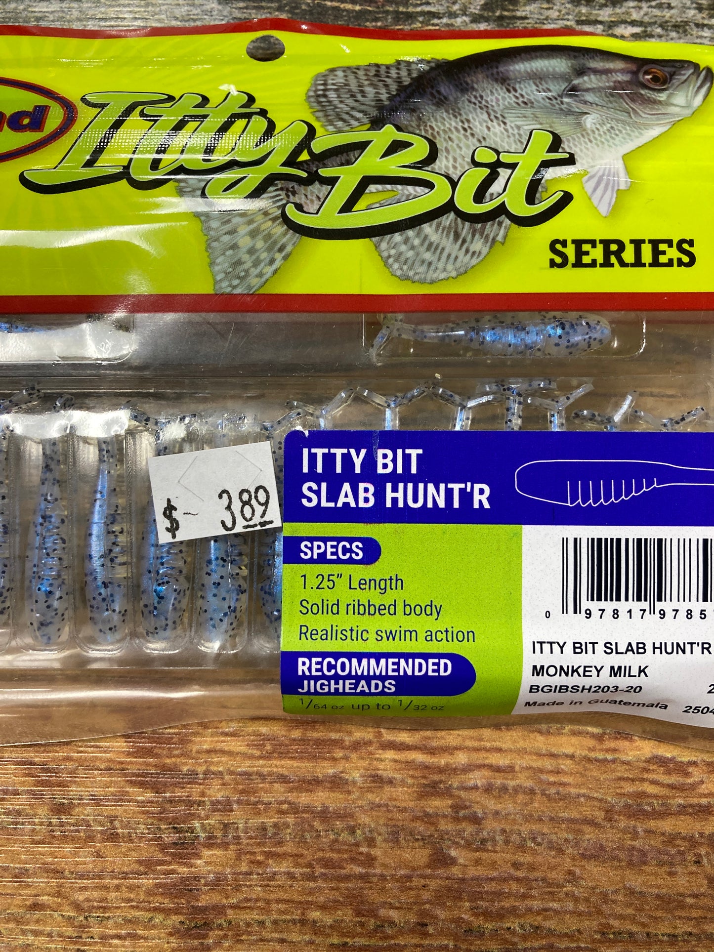 Bobby Garland Itty Bit Slab Hunt'r 1.24” Monkey Milk