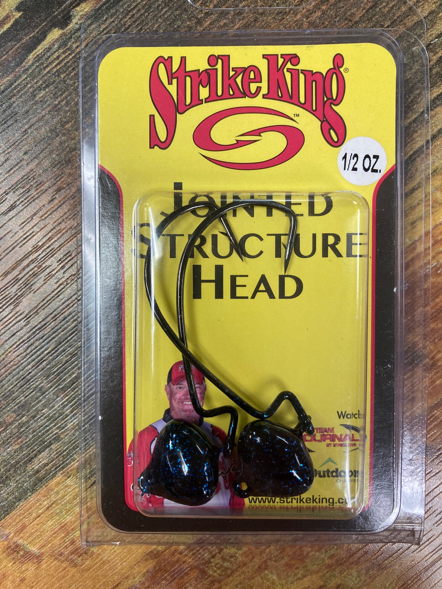 Strike King Jointed Head 1/2 oz. Black Blue