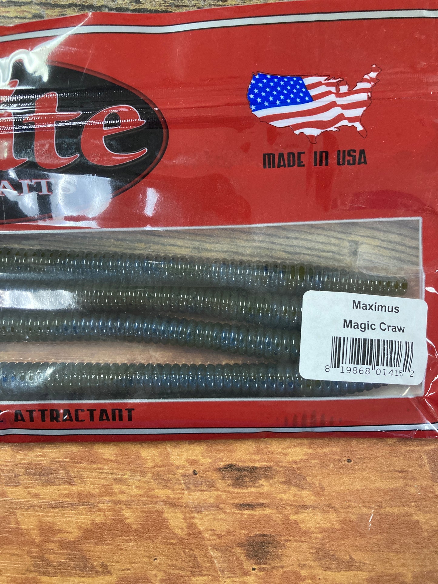 XCITE 10.5” MAXIMUS WORM MAGIC CRAW