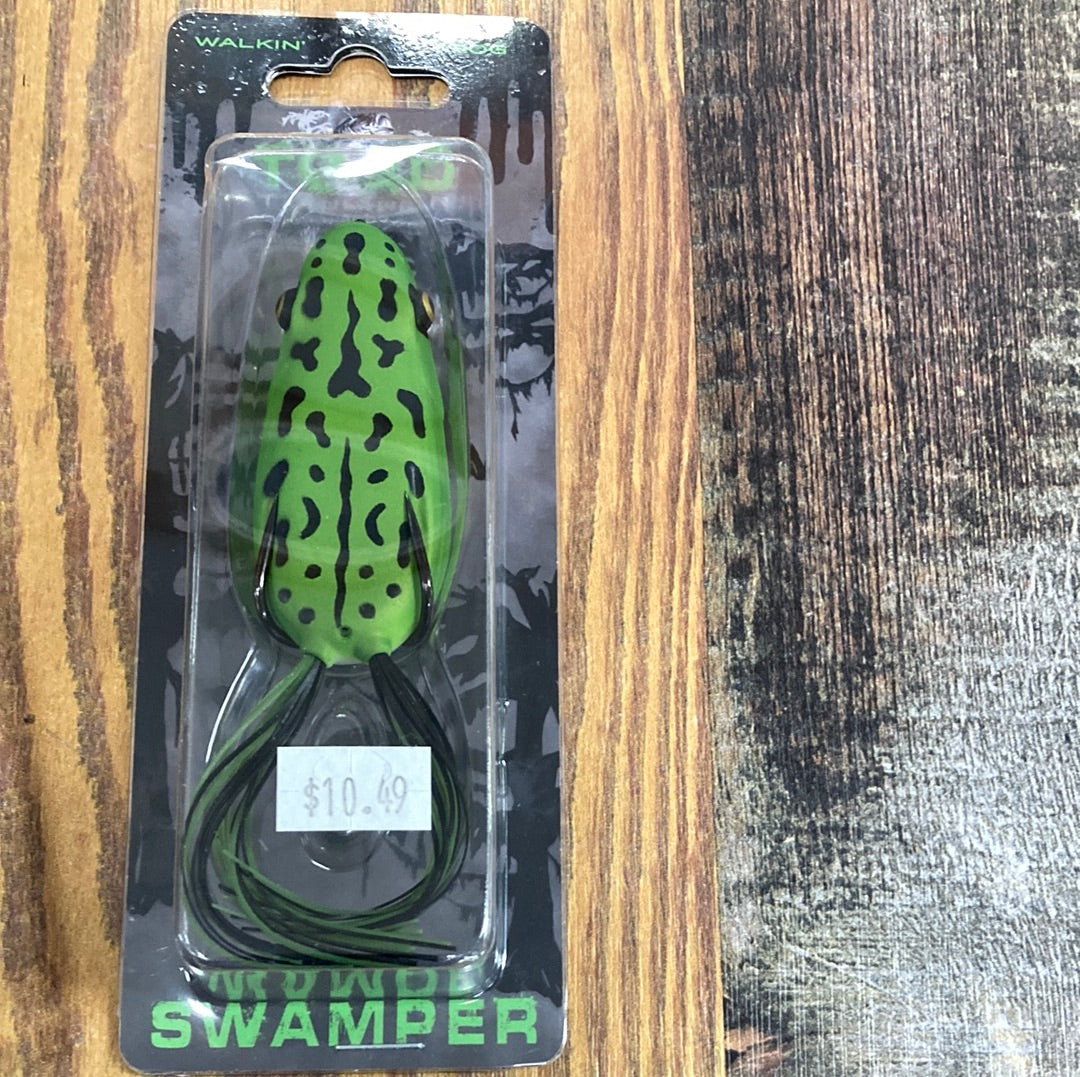 Toad Thumper Walking Frog. Green