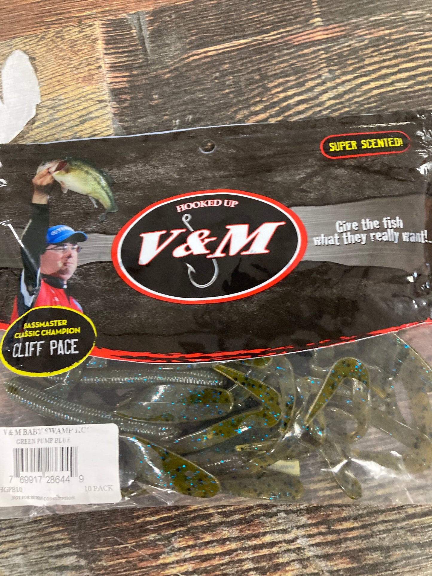 V&M Baby Swamp Hog - Green Pumpkin Blue