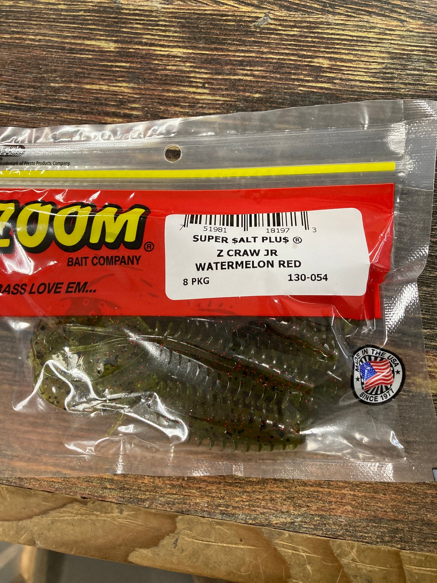 Zoom Z Craw Jr. - Watermelon Red