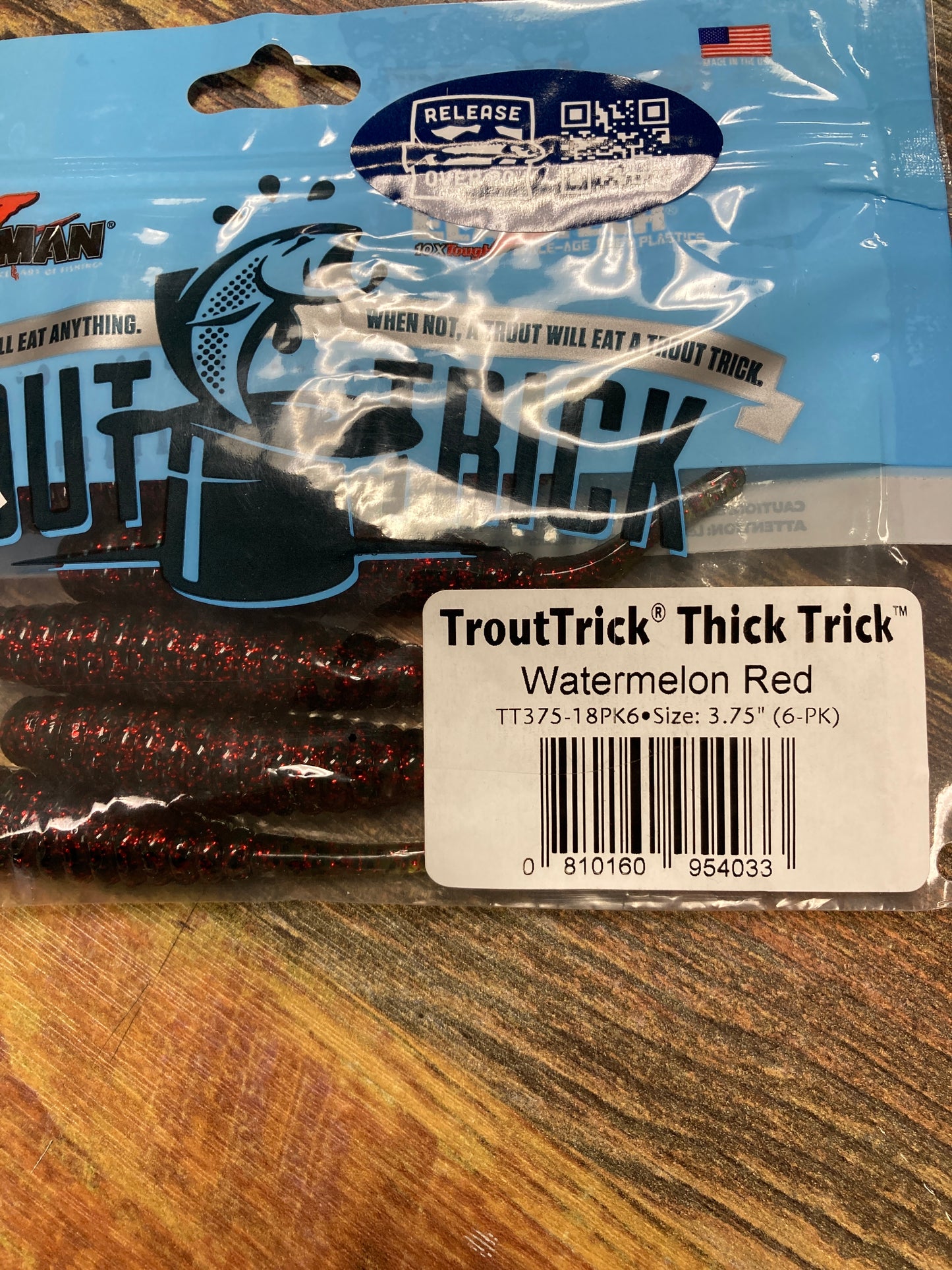 Z Man Trout Thick Trick 3.75" Watermelon Red