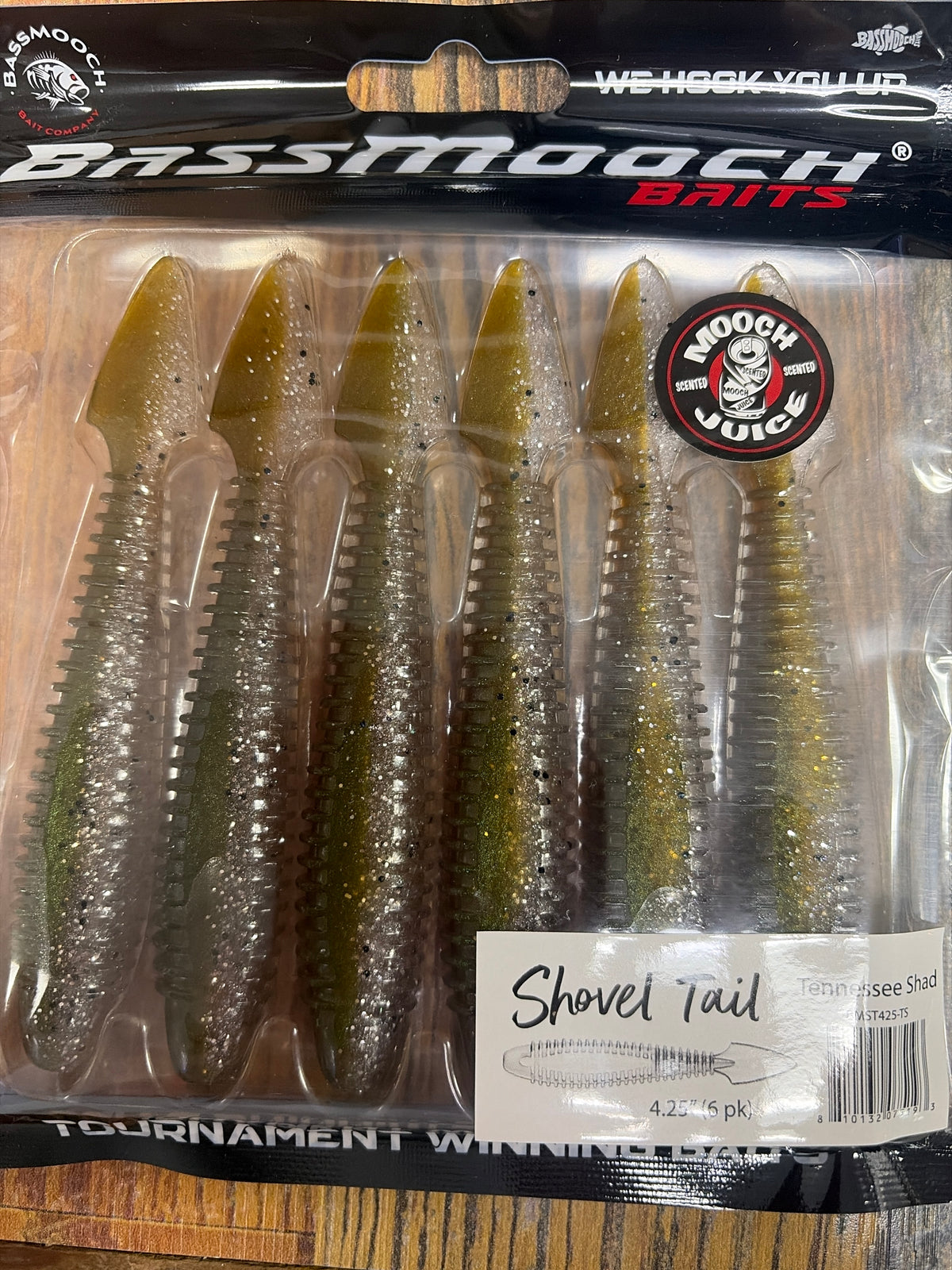 Bassmooch Shovel Tail 4.25” Tennessee Shad