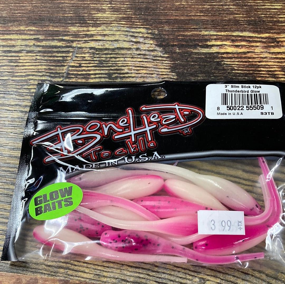 Bone Head Glow Slim Stick 3" Thunderbird Glow
