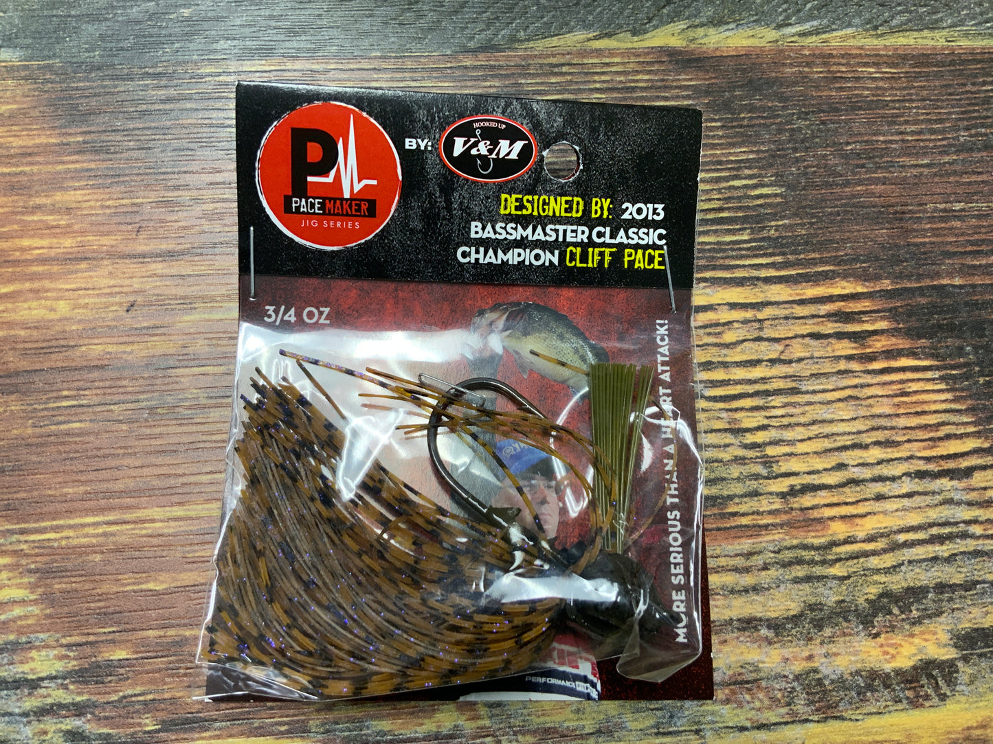 V&M Football Jig 3/4 oz. Peanut Butter Jelly