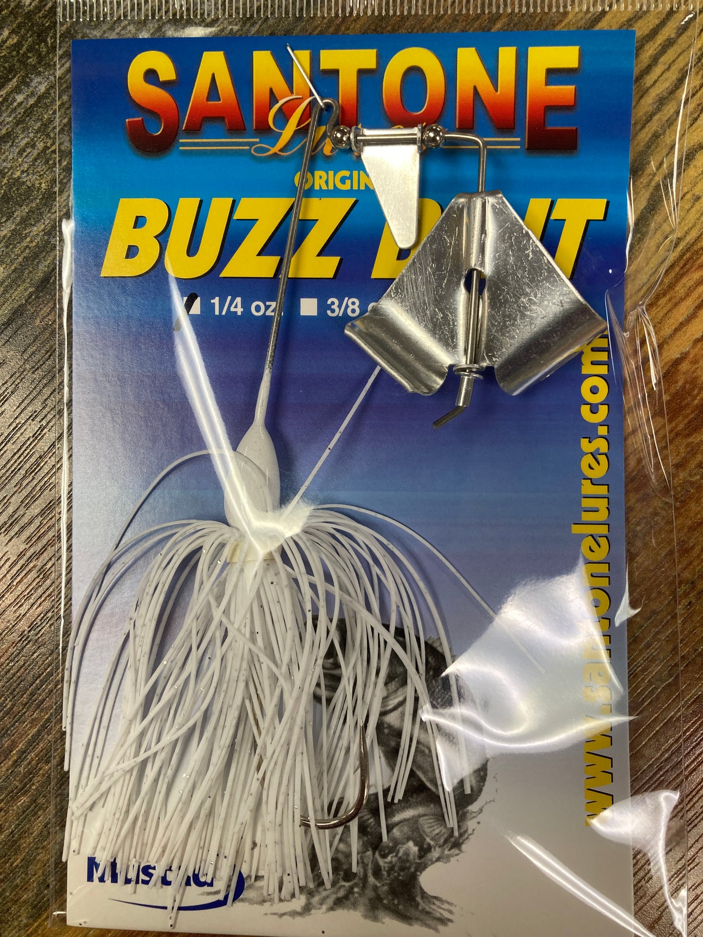 Santone Buzz Bait 1/4 oz. White
