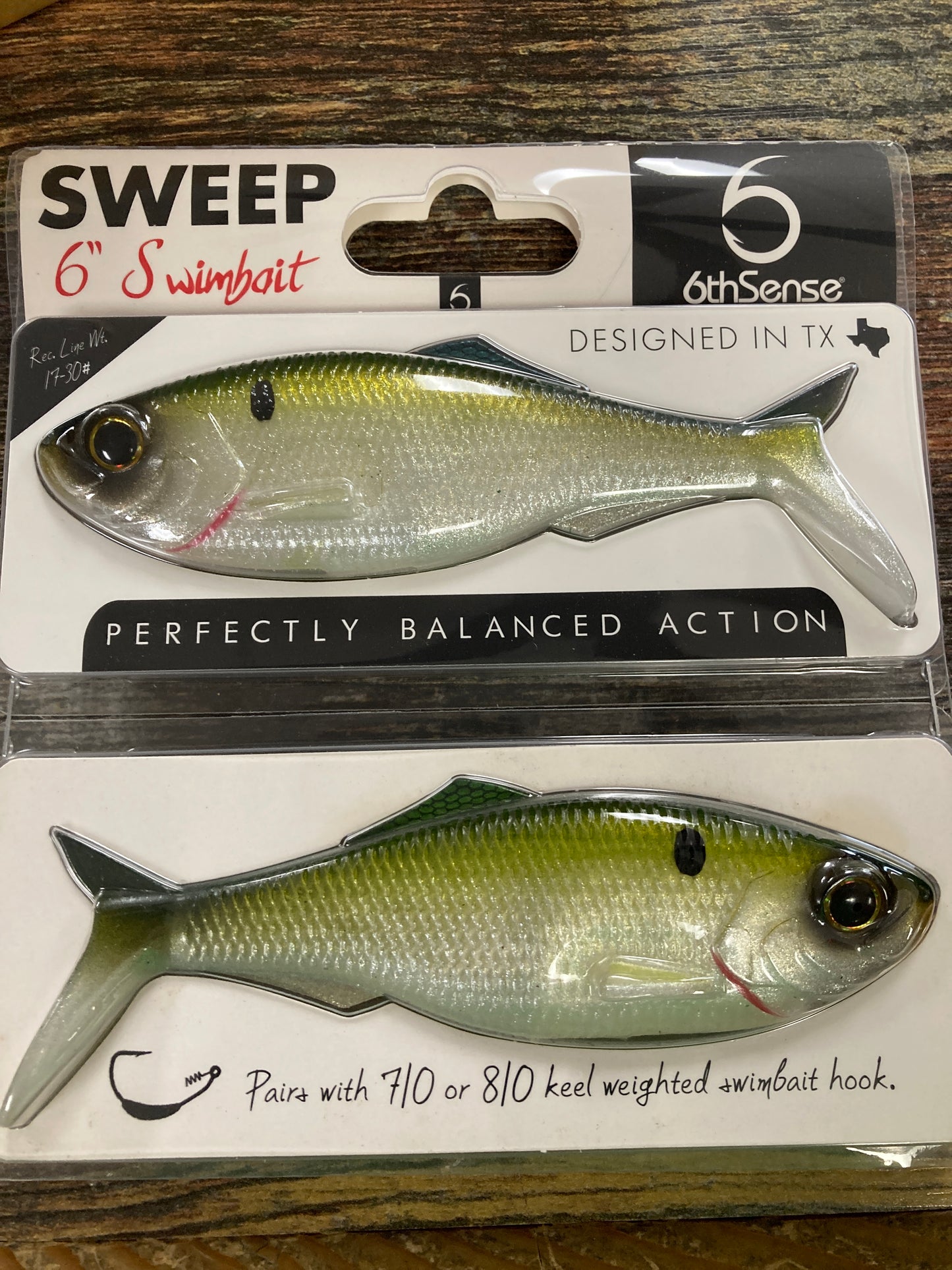 6th Sense Sweep Swimbait 6" Shad Hammer