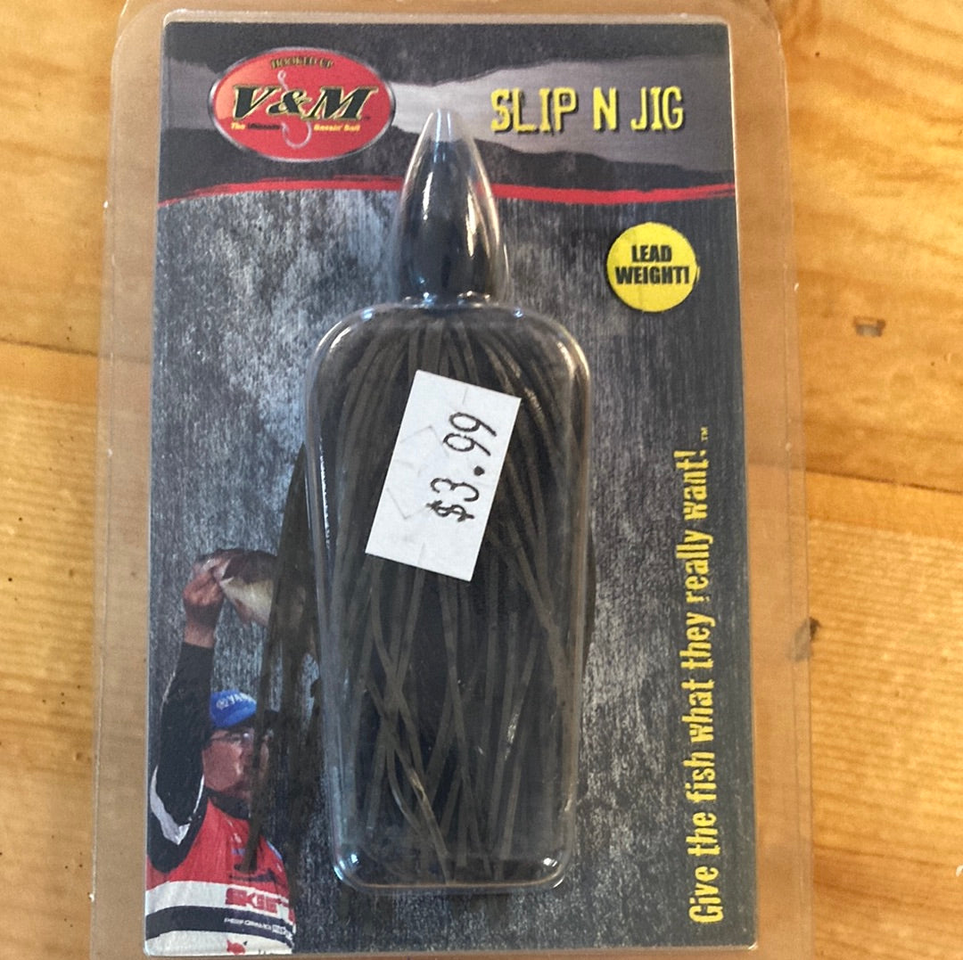 V&M Slip N Jig. 3/4 oz. Green Pumpkin