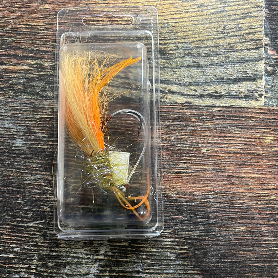 Kneipp’s Deer Hair Craw Jig 3/8 oz. Ginger/orange