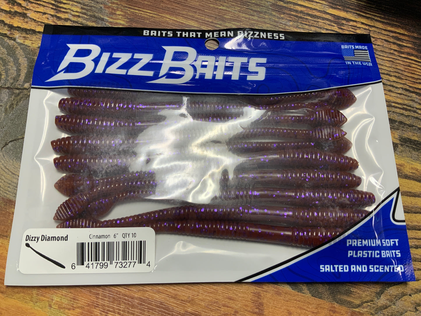 Bizz Baits Dizzy Diamond 6" Cinnamon