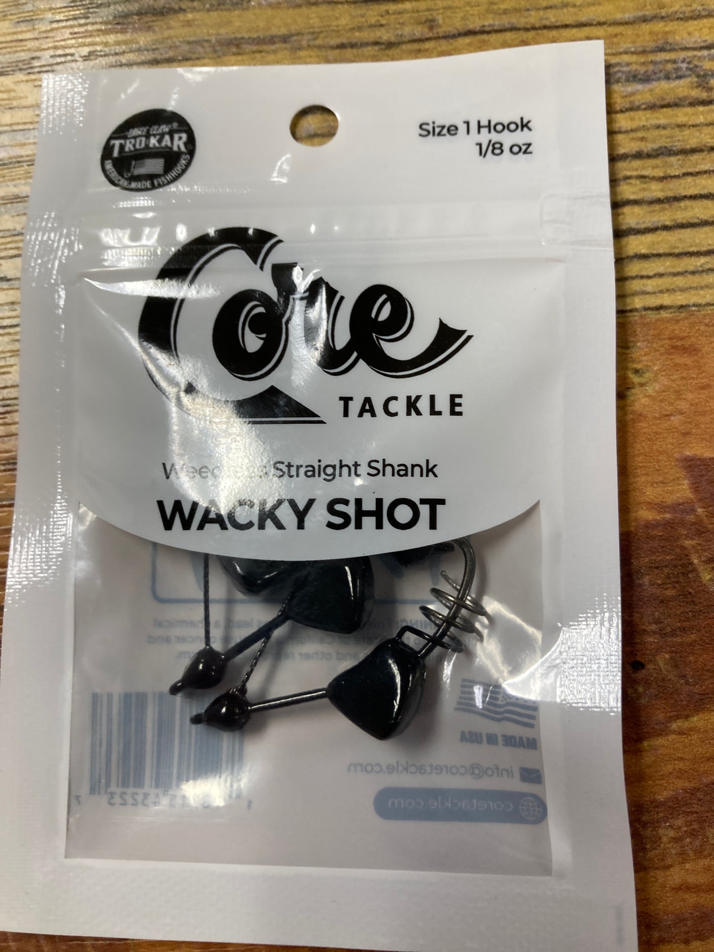 Core Weedless Wacky 1/8 oz. #1