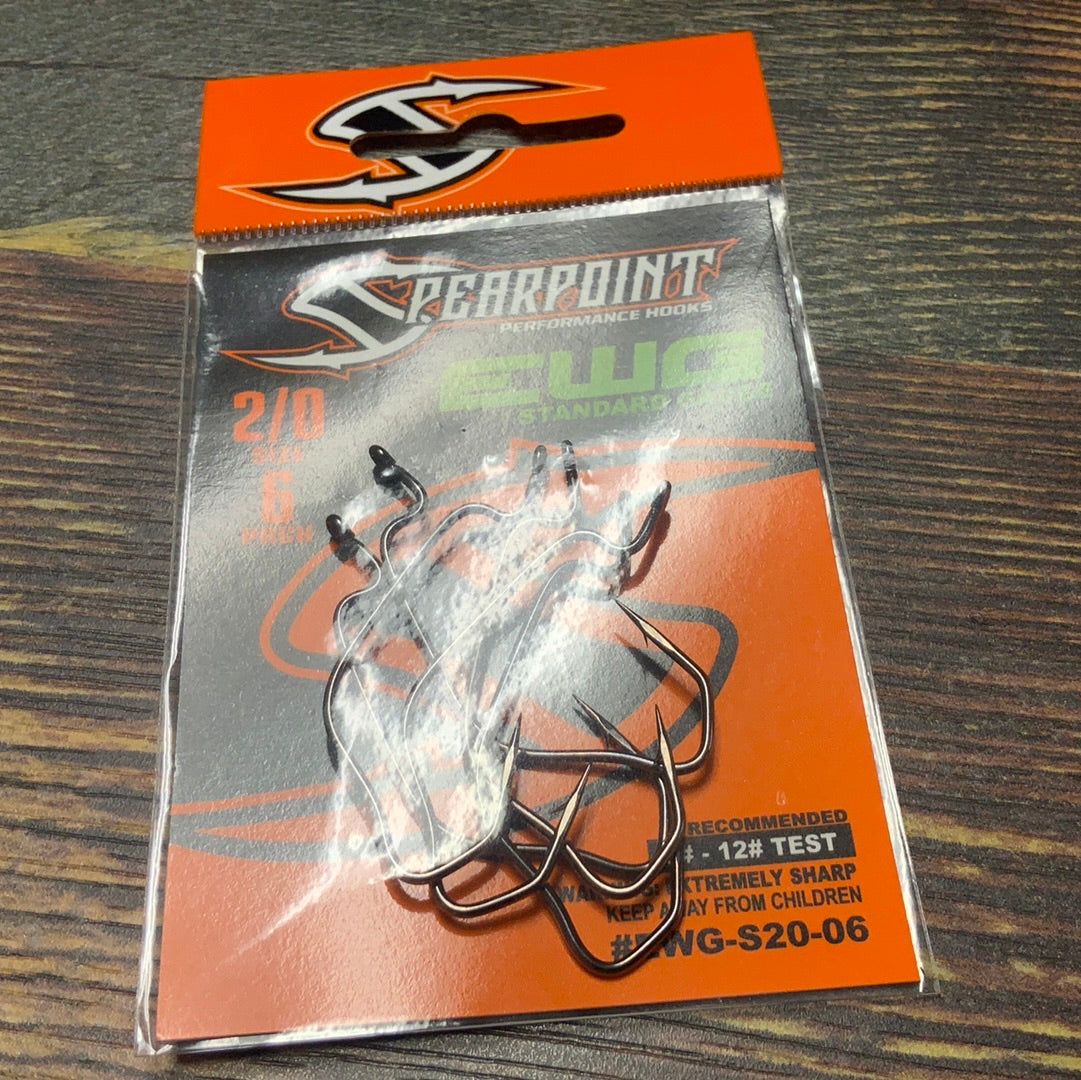 Spearpoin Wide Gap 2/0 EWG 6pk