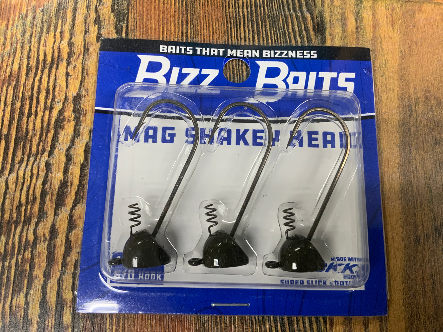 Bizz Baits Mag Shakey Head 1/2 oz. 6/0 Green Pumpkin