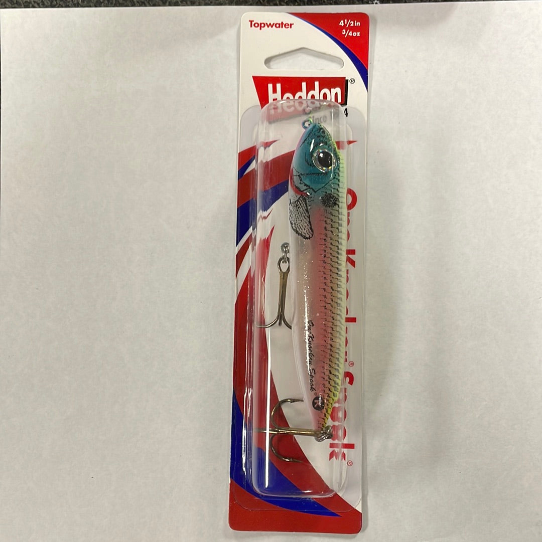 Heddon One Knocker Spook 3/4 oz. 4-1/2” Okie Shad