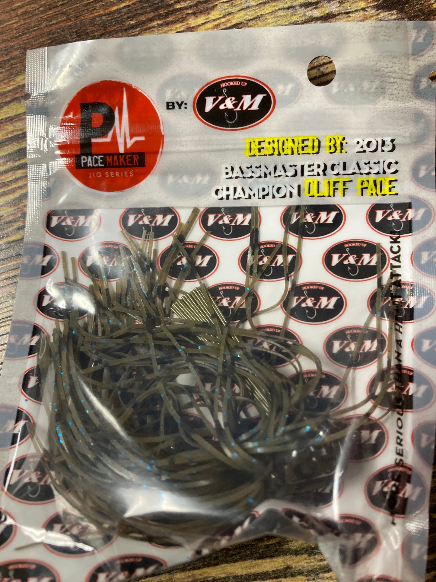 V&M Flat line 3/4 oz Green Pumpkin Blue