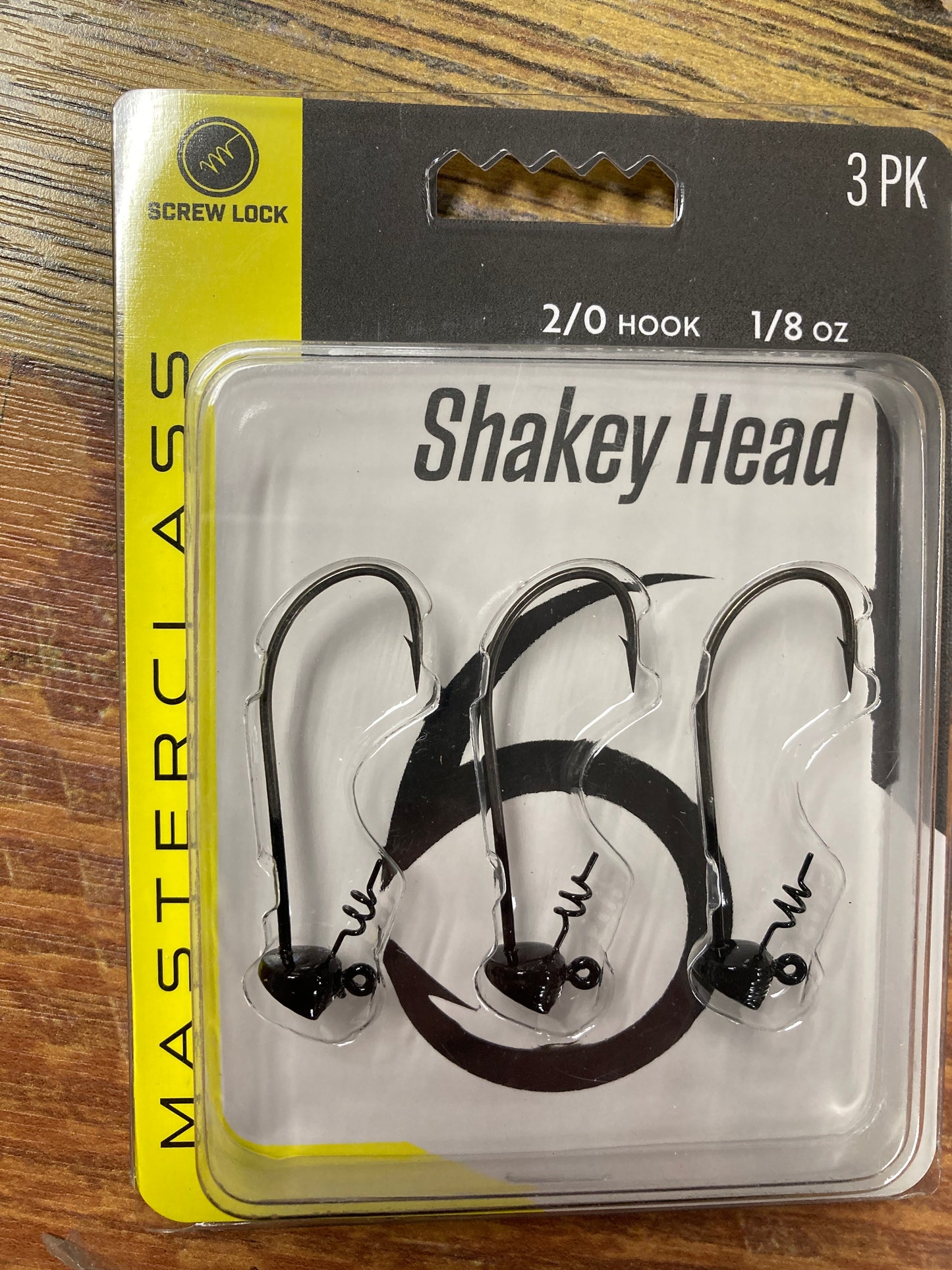 6th Sense Masterclass Shakey Head 1/8 oz. 2/0 - Black