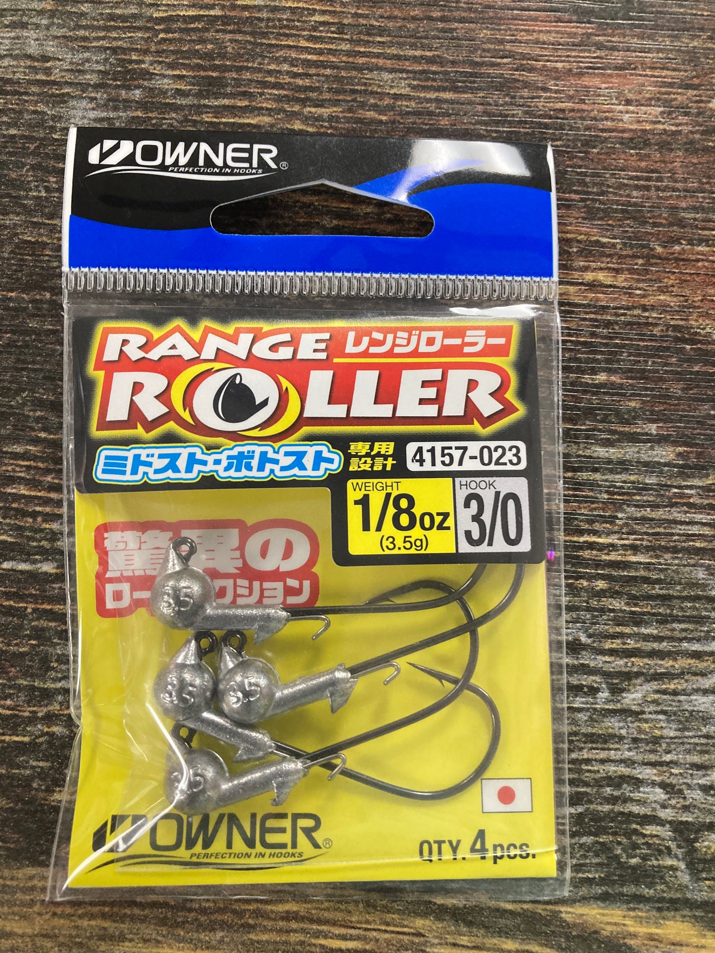 Owner Range Roller Jig Head 1/8 oz. 3/0