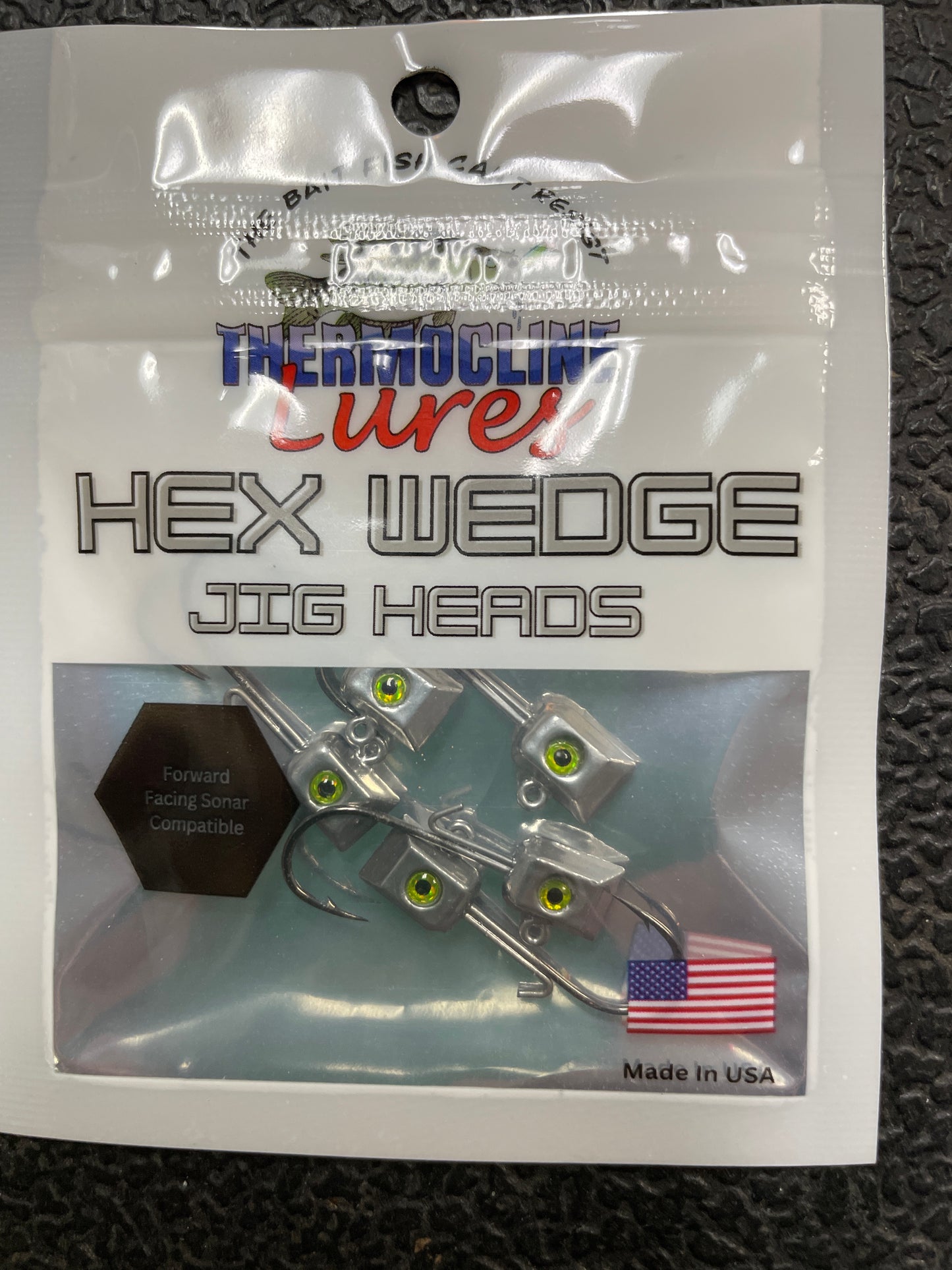Thermocline Hex Wedge 1/16 oz. Chrome