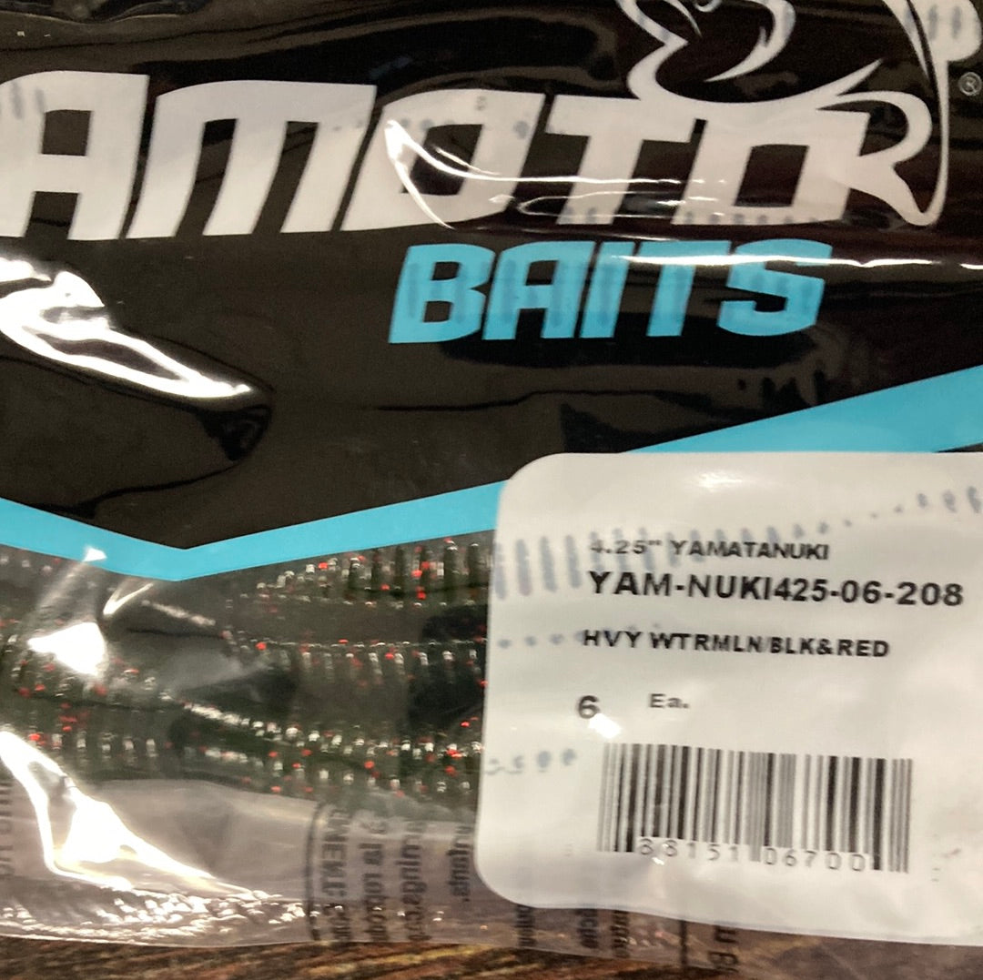 Yamamoto Yamatanuki 4.25" Watermelon/Black & Red