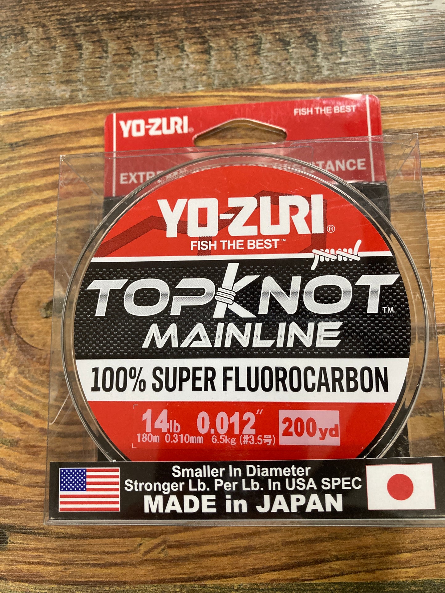 Y0-Zuri Top Knot Fluoro - 14 LB 200yds