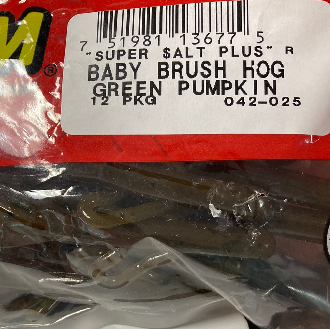 Zoom Baby Brush Hog - Green Pumpkin
