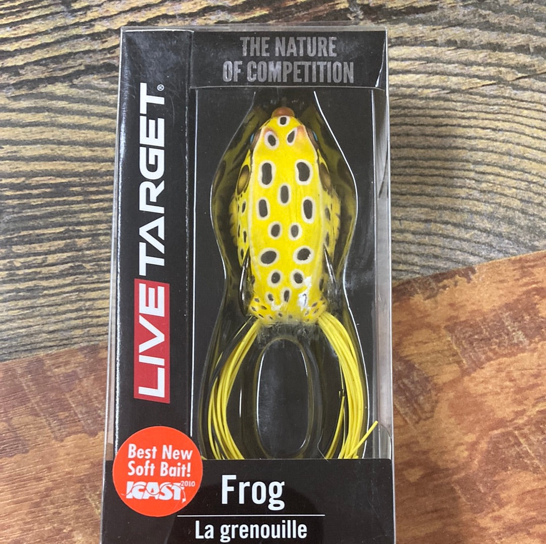 Live Target Frog Yellow/ Black