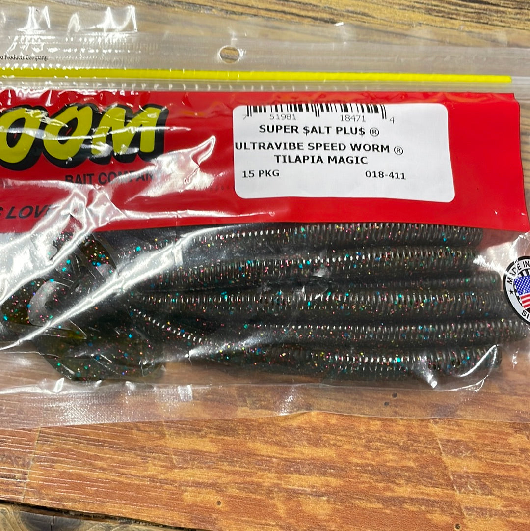 Zoom UV Speed Worm - Tilapia Magic