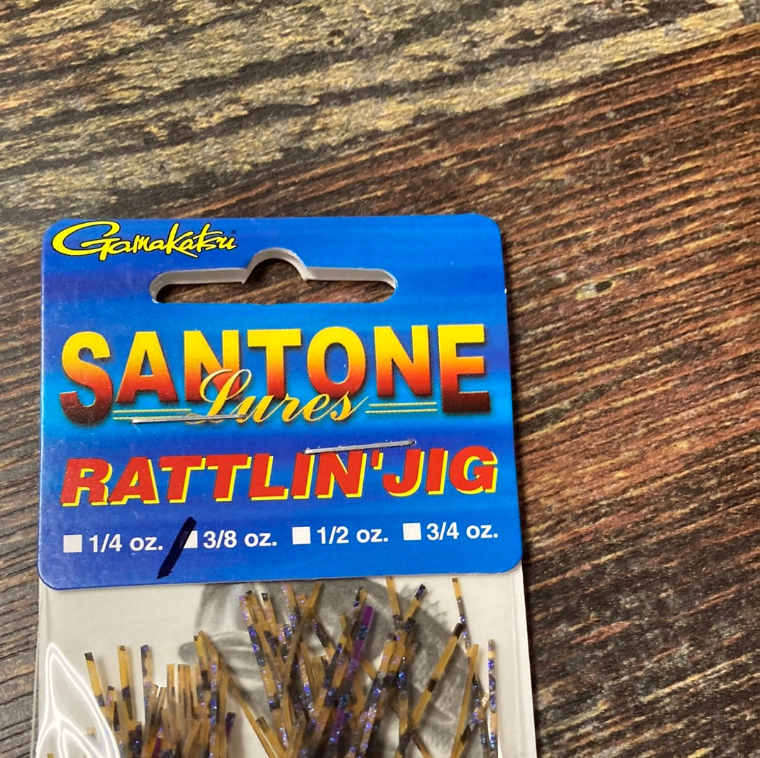 Santone Rattlin Jig 3/8 oz. PB&J
