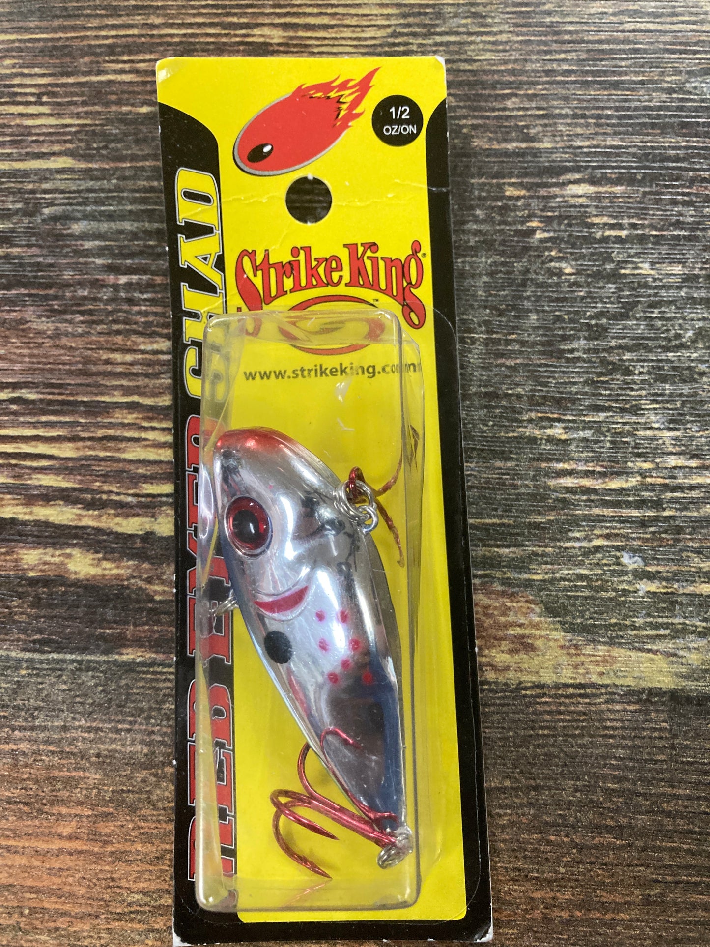 Strike King Red Eye Shad 1/2 oz. Bleeding Chart Blue