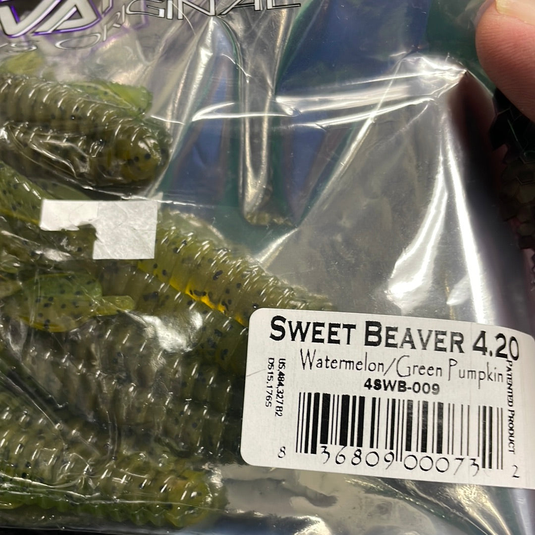 Reaction Innovations Sweet Beaver 4.20 Watermelon/Green Pumpkin