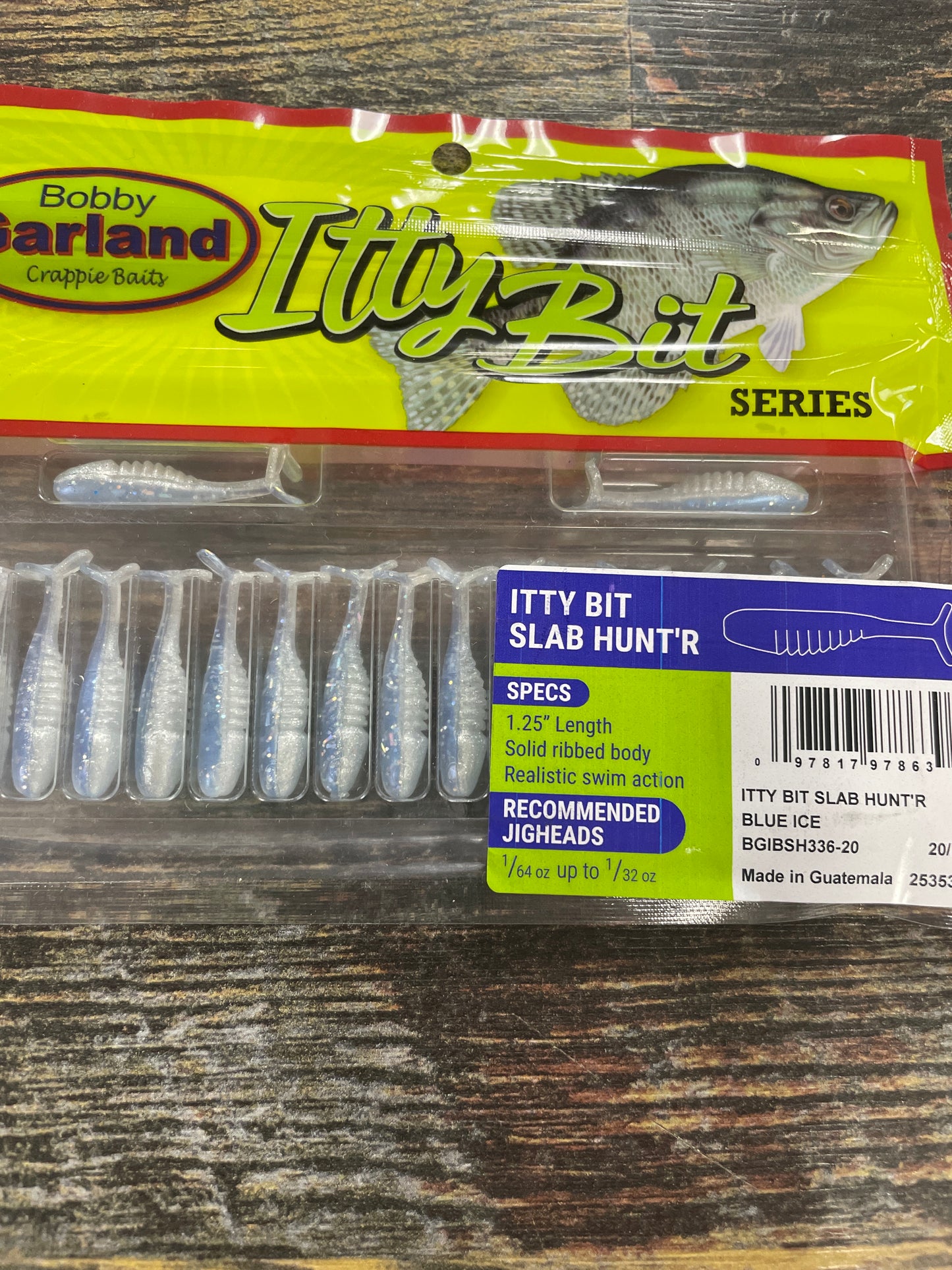 Bobby Garland Itty Bit Slab Hunter 1.25” Blue Ice
