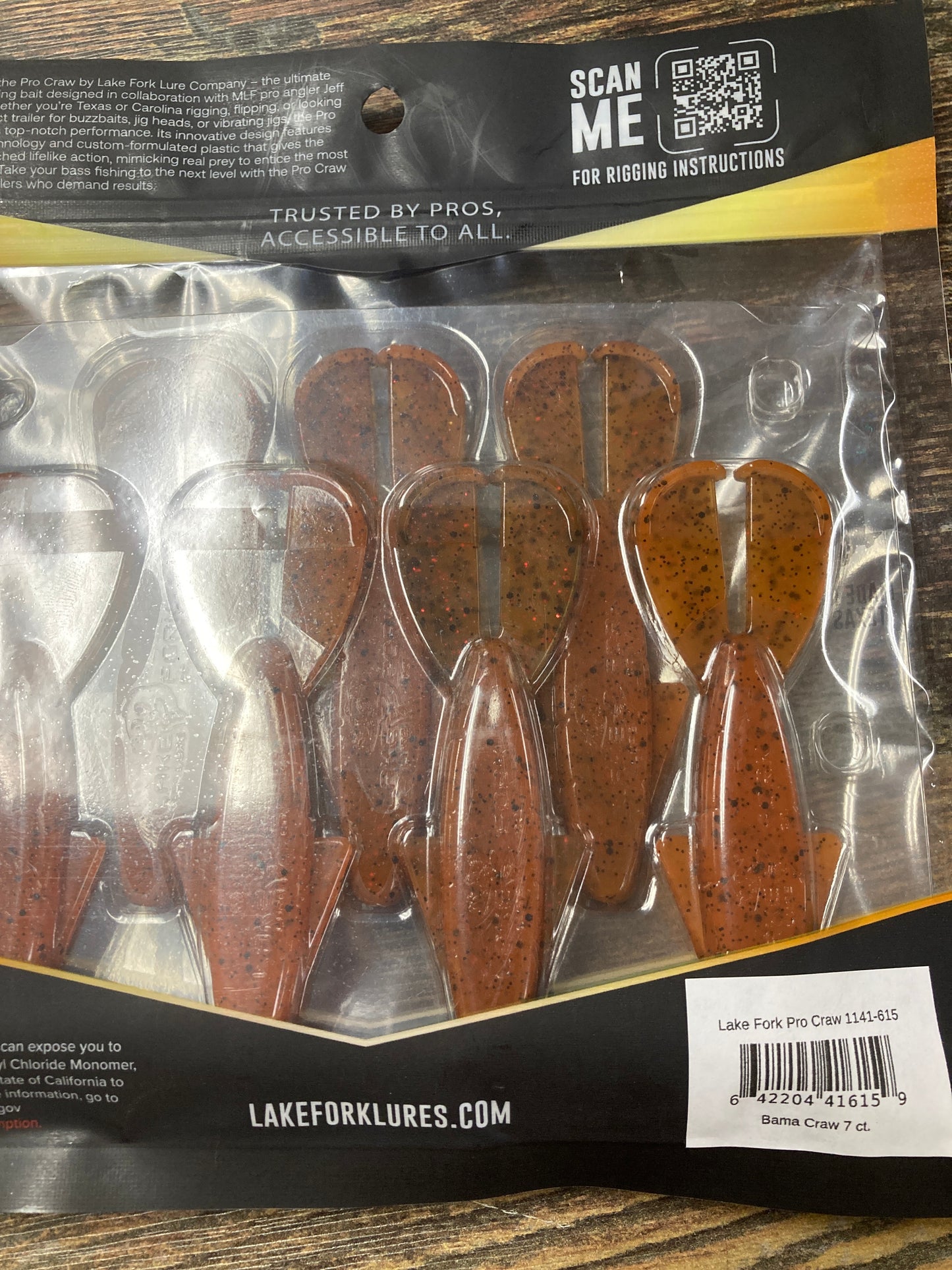 Lake Fork Lures Pro Craw Bama Craw